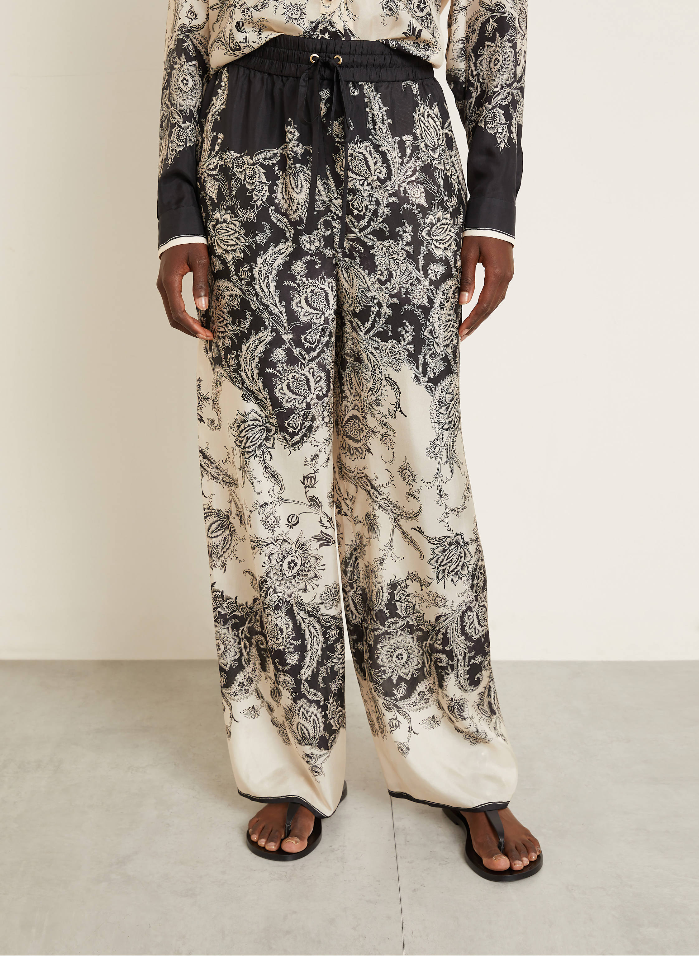 Thumbnail - Zimmermann Seidenhose Rhiannon schwarz