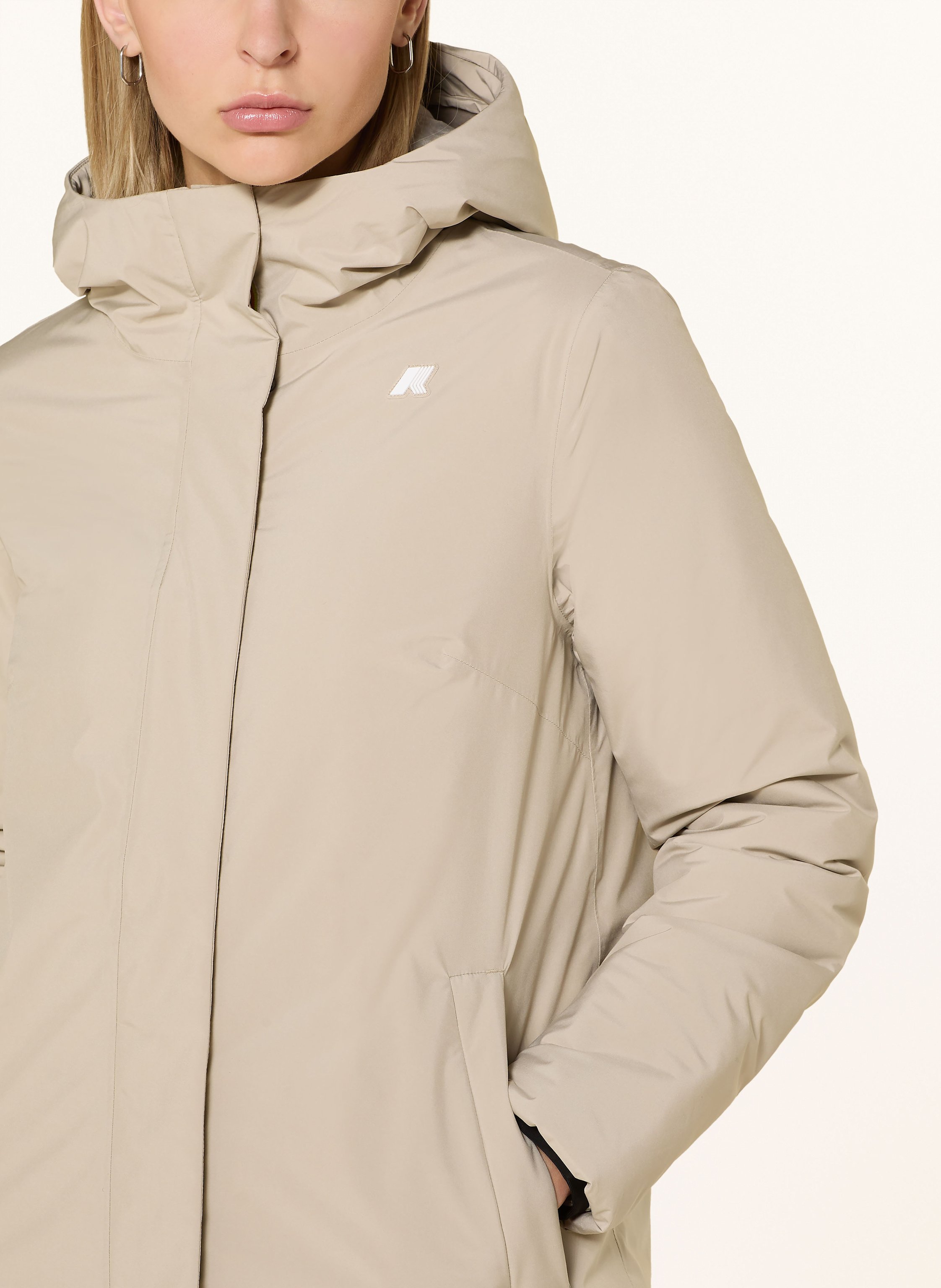 Thumbnail - K-Way Mantel Sophie beige