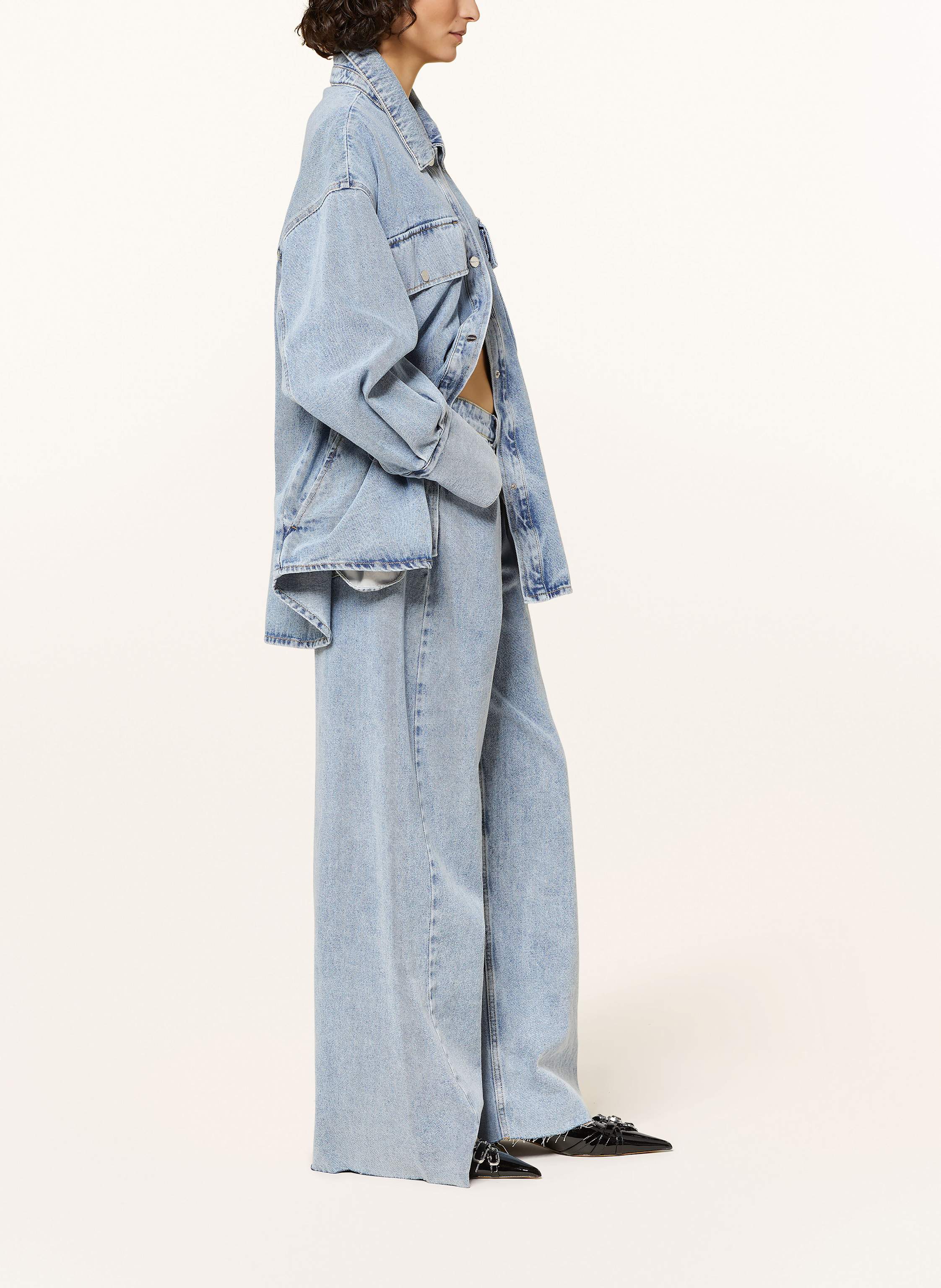 Thumbnail - Black Palms Wide Leg Jeans Jeany 2501 blau