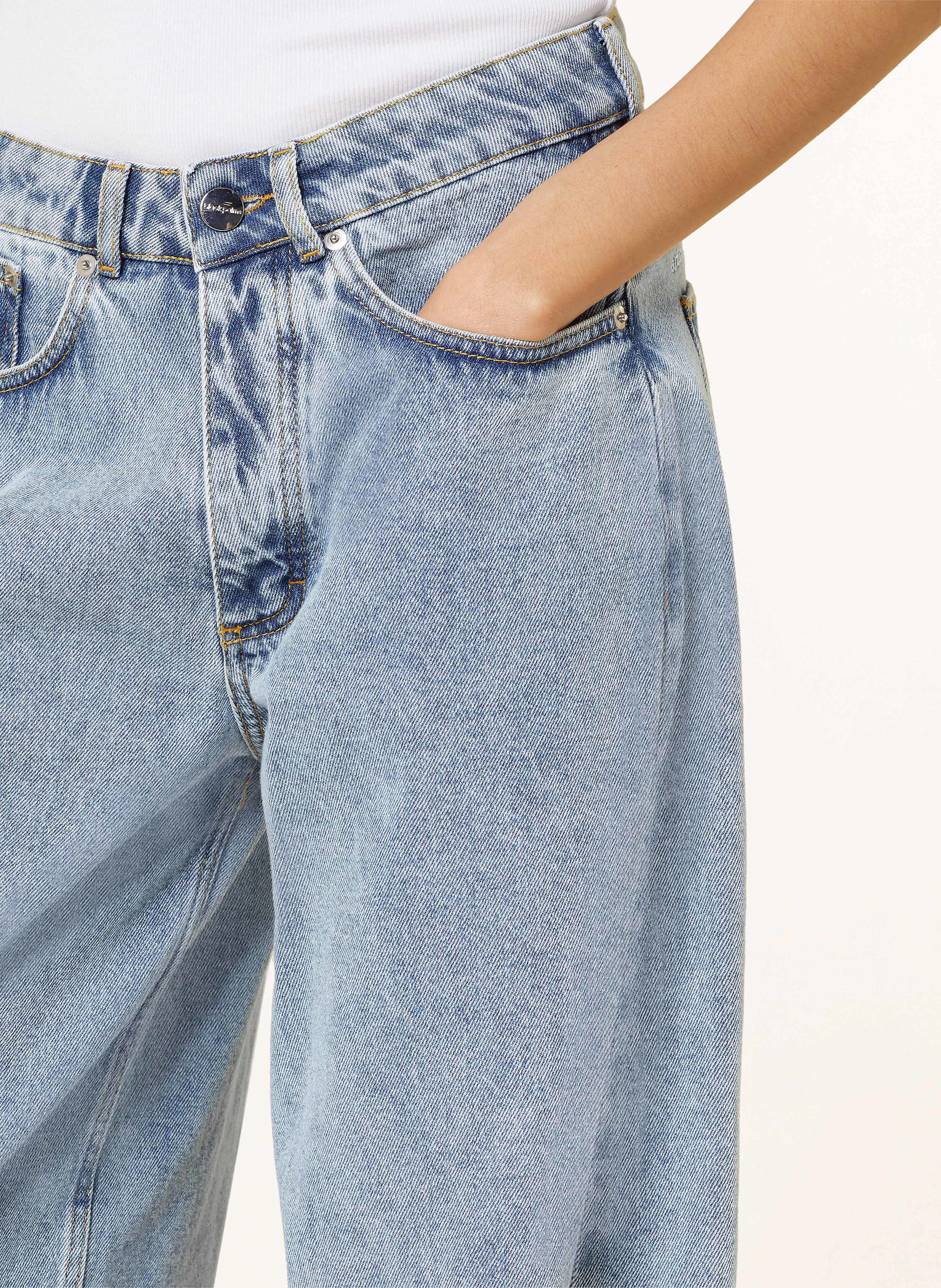 Thumbnail - Black Palms Wide Leg Jeans Jeany 2501 blau