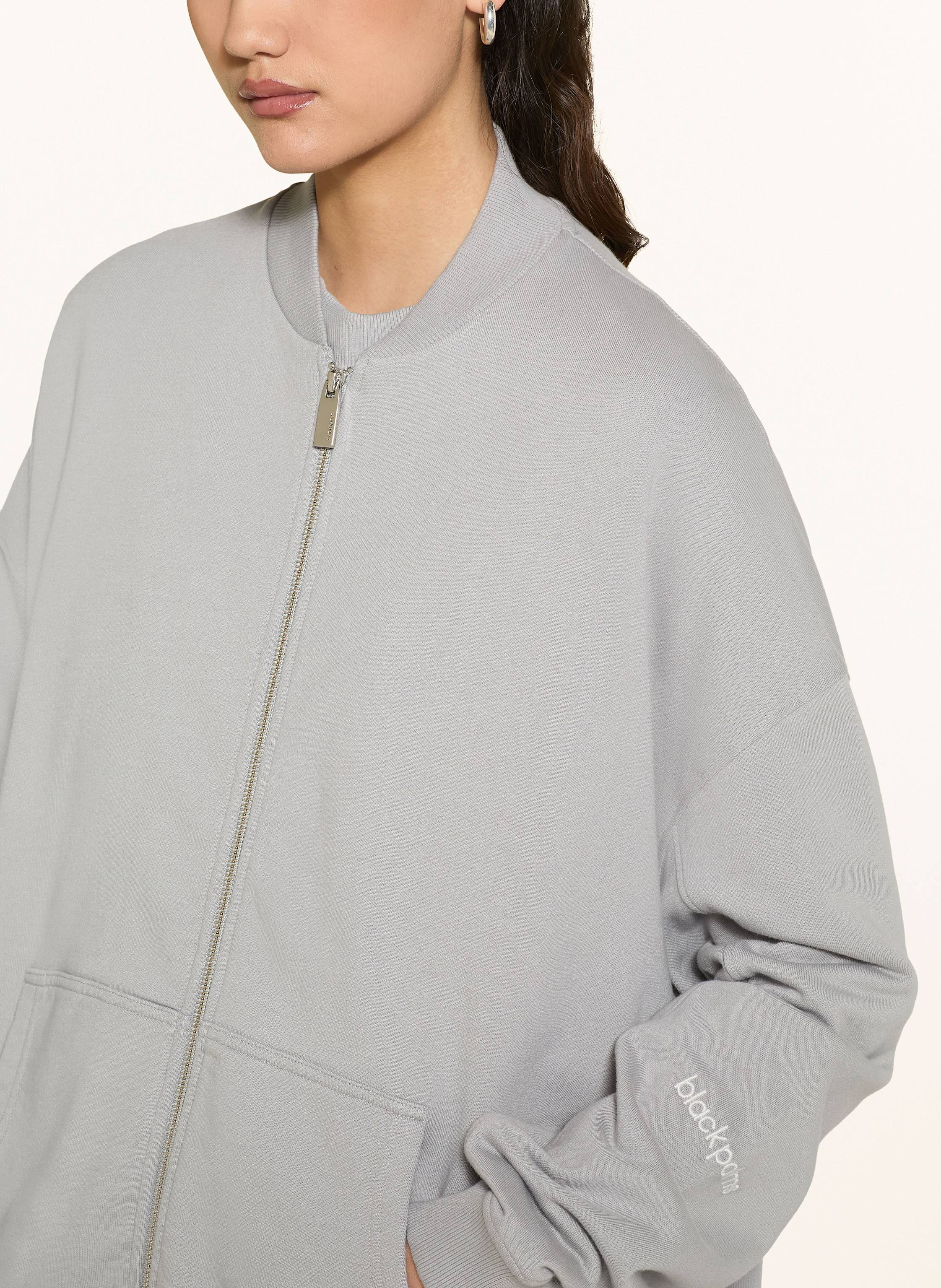 Thumbnail - Black Palms Oversized-Sweatjacke Honey 1.0 grau