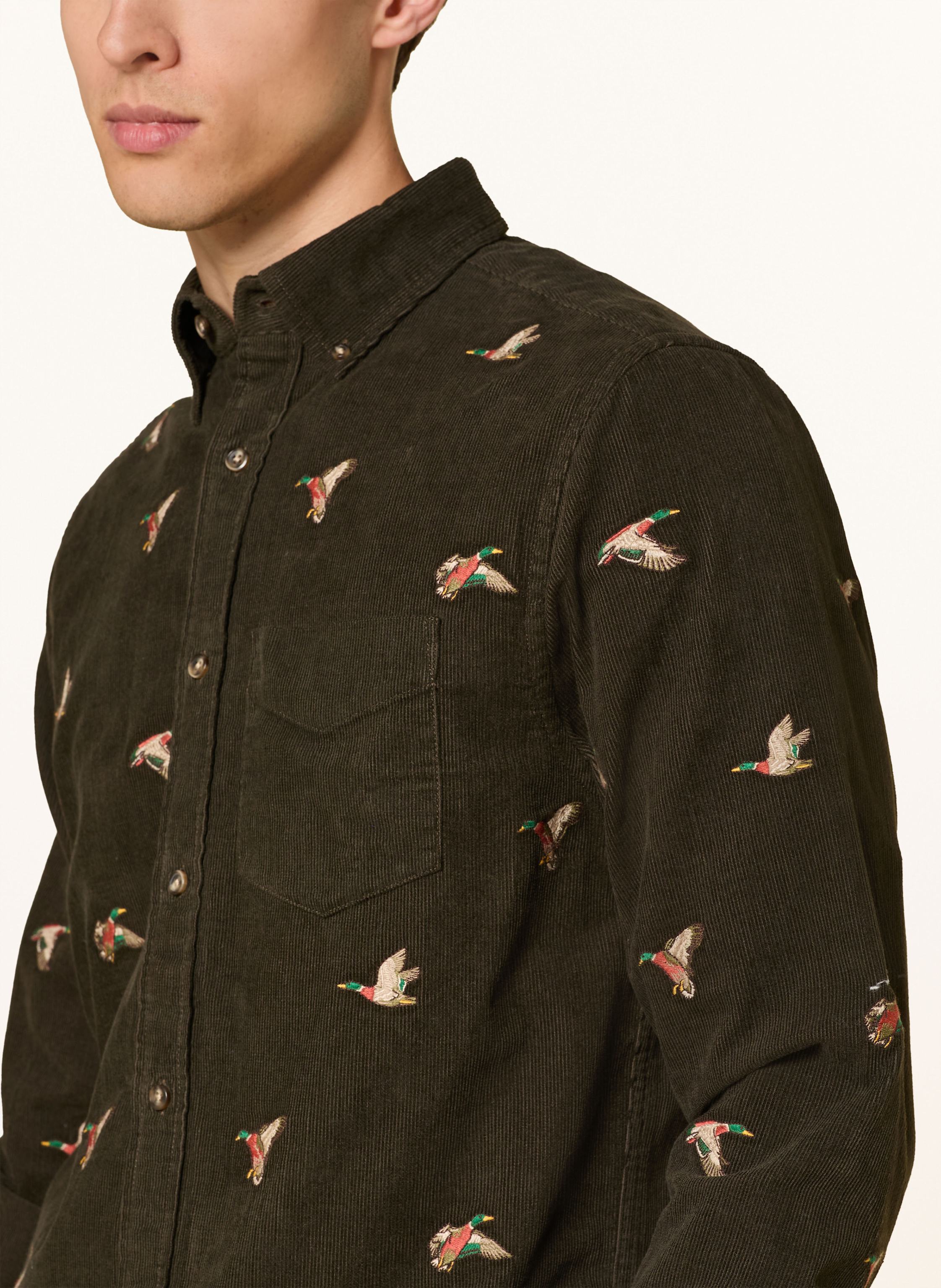 Thumbnail - Gant Cordhemd Regular Fit gruen