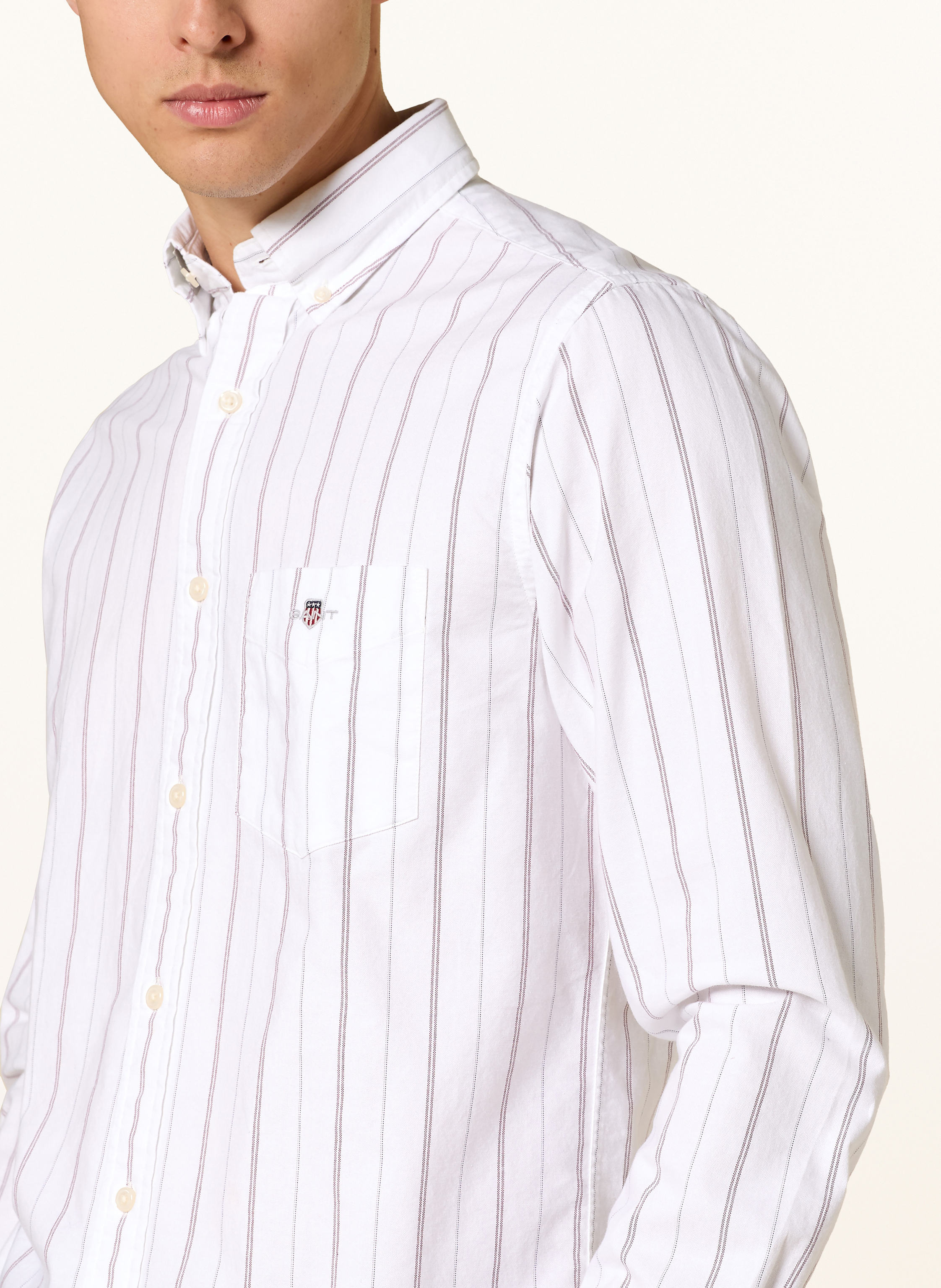 Thumbnail - Gant Oxfordhemd Regular Fit weiss