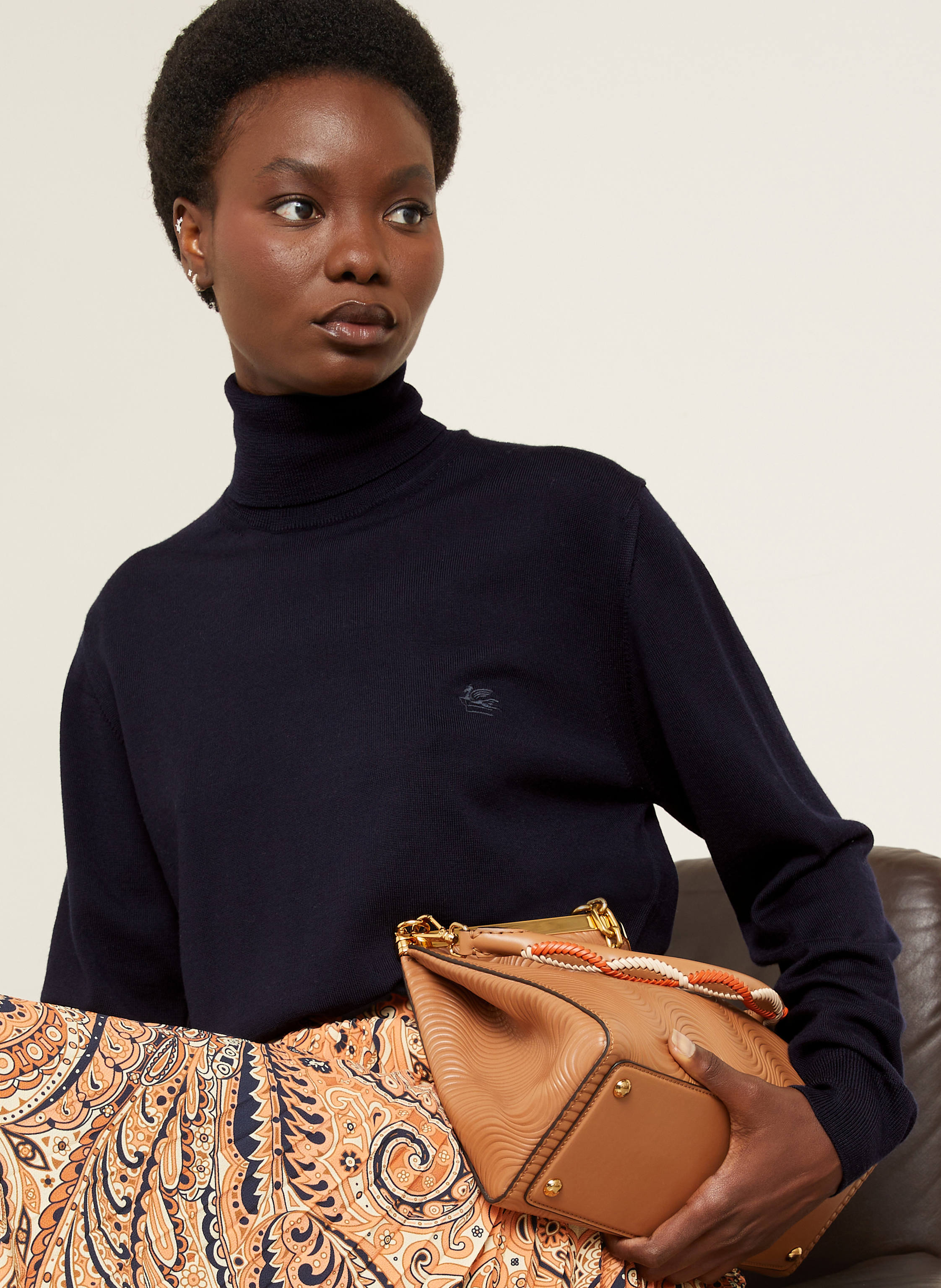 Thumbnail - Etro Rollkragenpullover blau