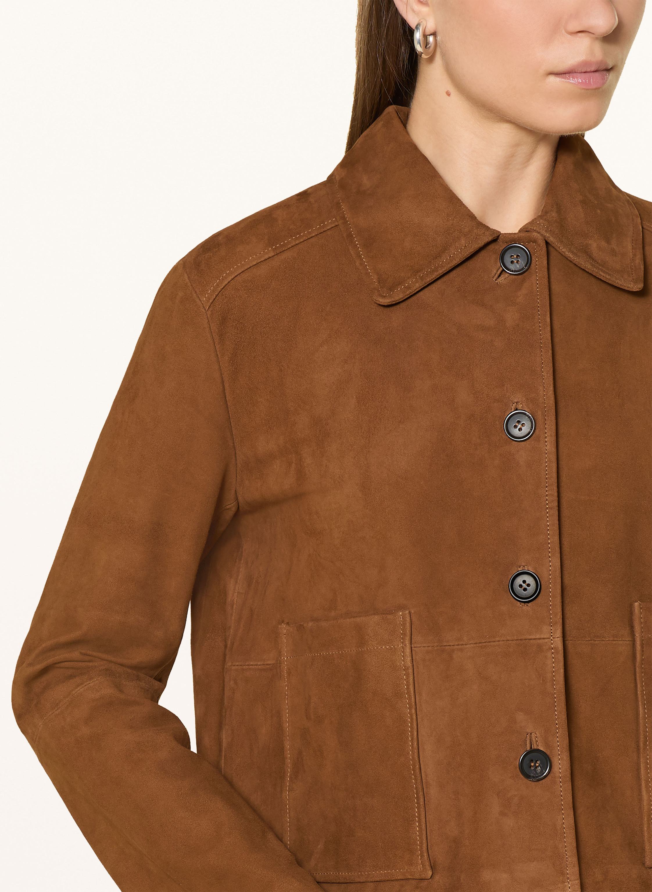 Thumbnail - Darling Harbour Lederjacke braun