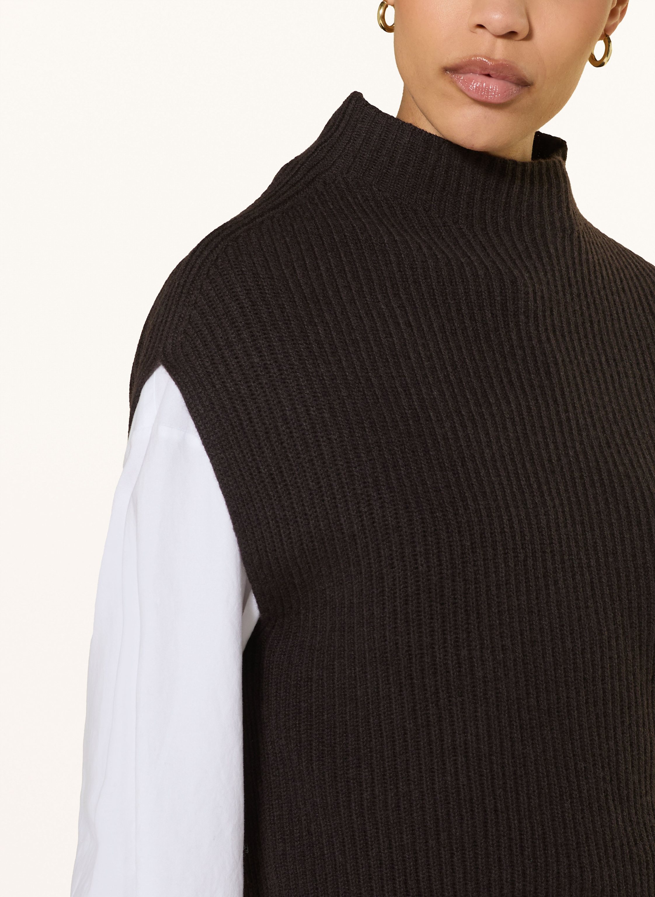 Thumbnail - Lilienfels Pullunder Mit Cashmere braun