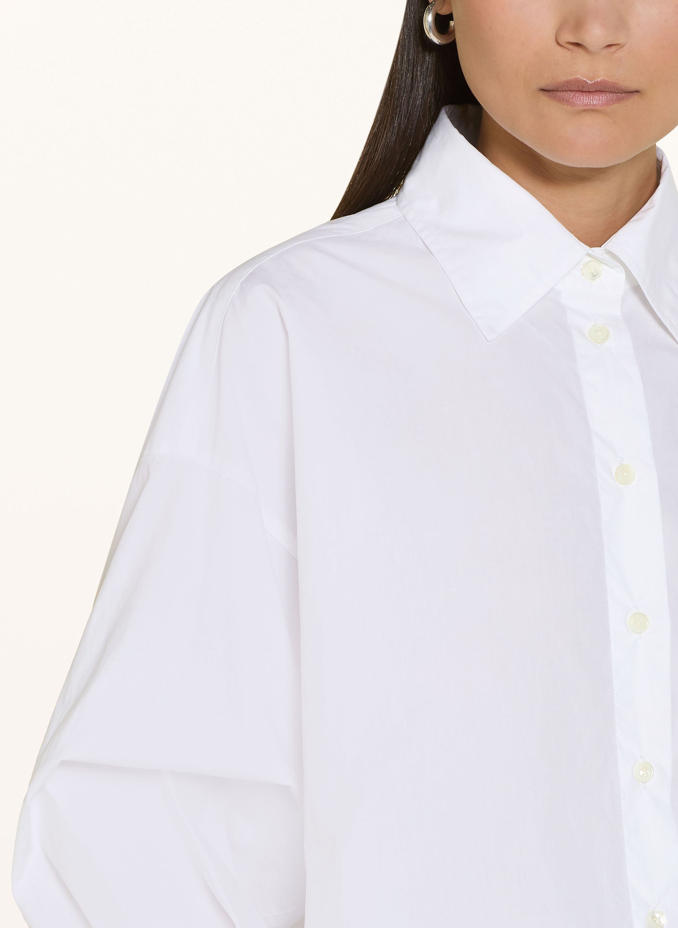 Thumbnail - Closed Oversized-Hemdbluse weiss