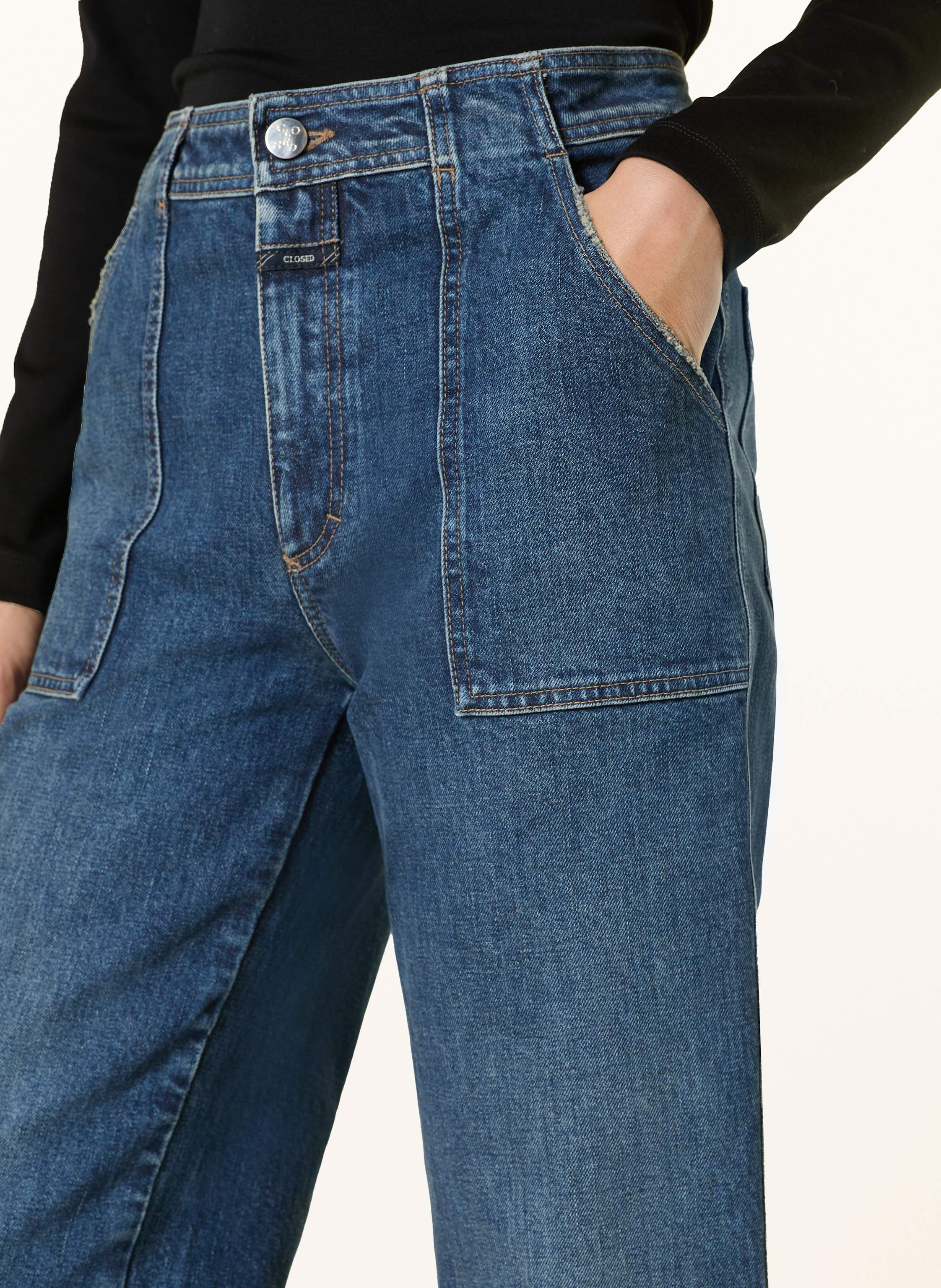 Thumbnail - Closed Flared Jeans Aria blau