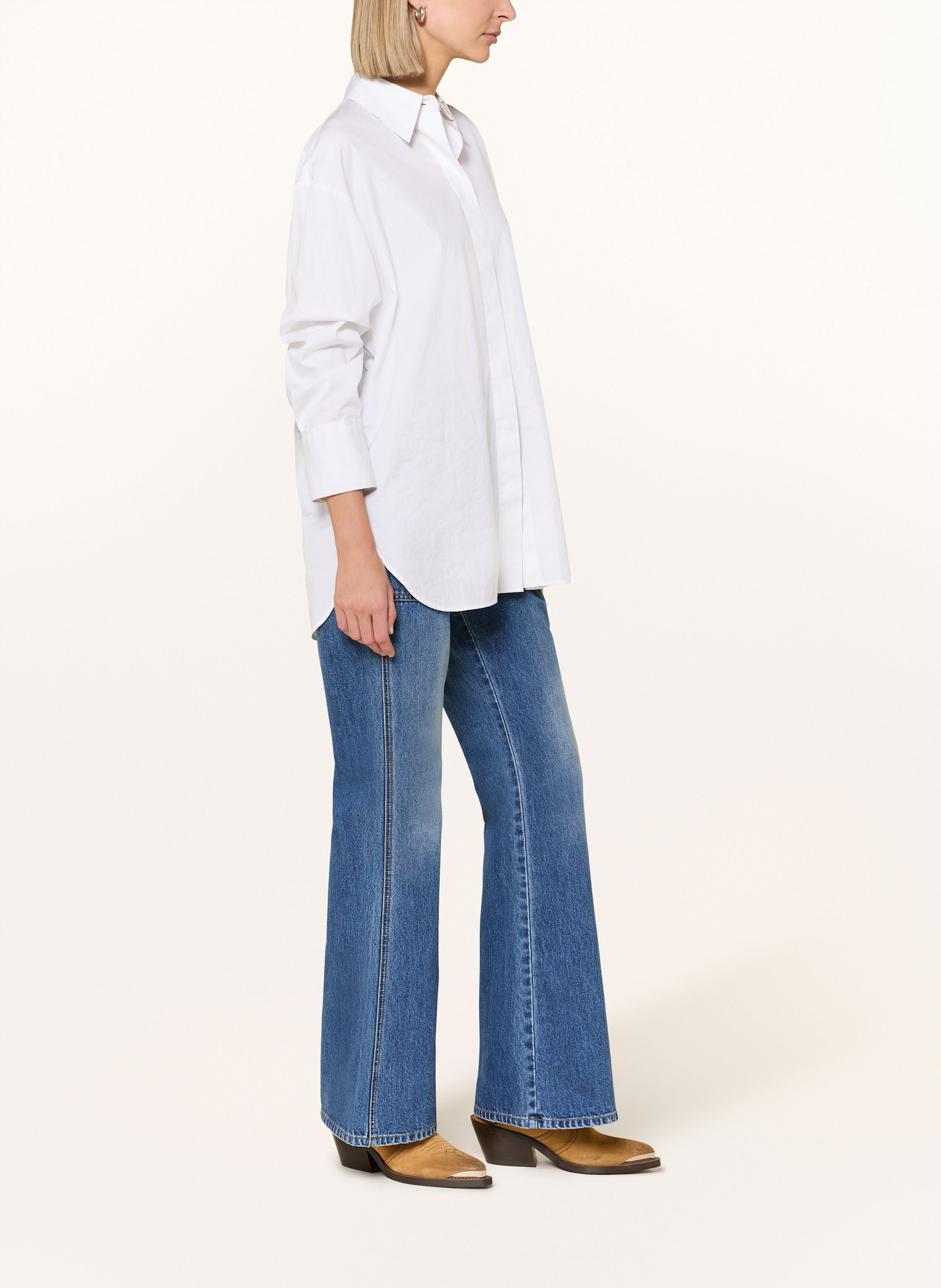 Thumbnail - Mac Daydream Flared Jeans Seattle blau