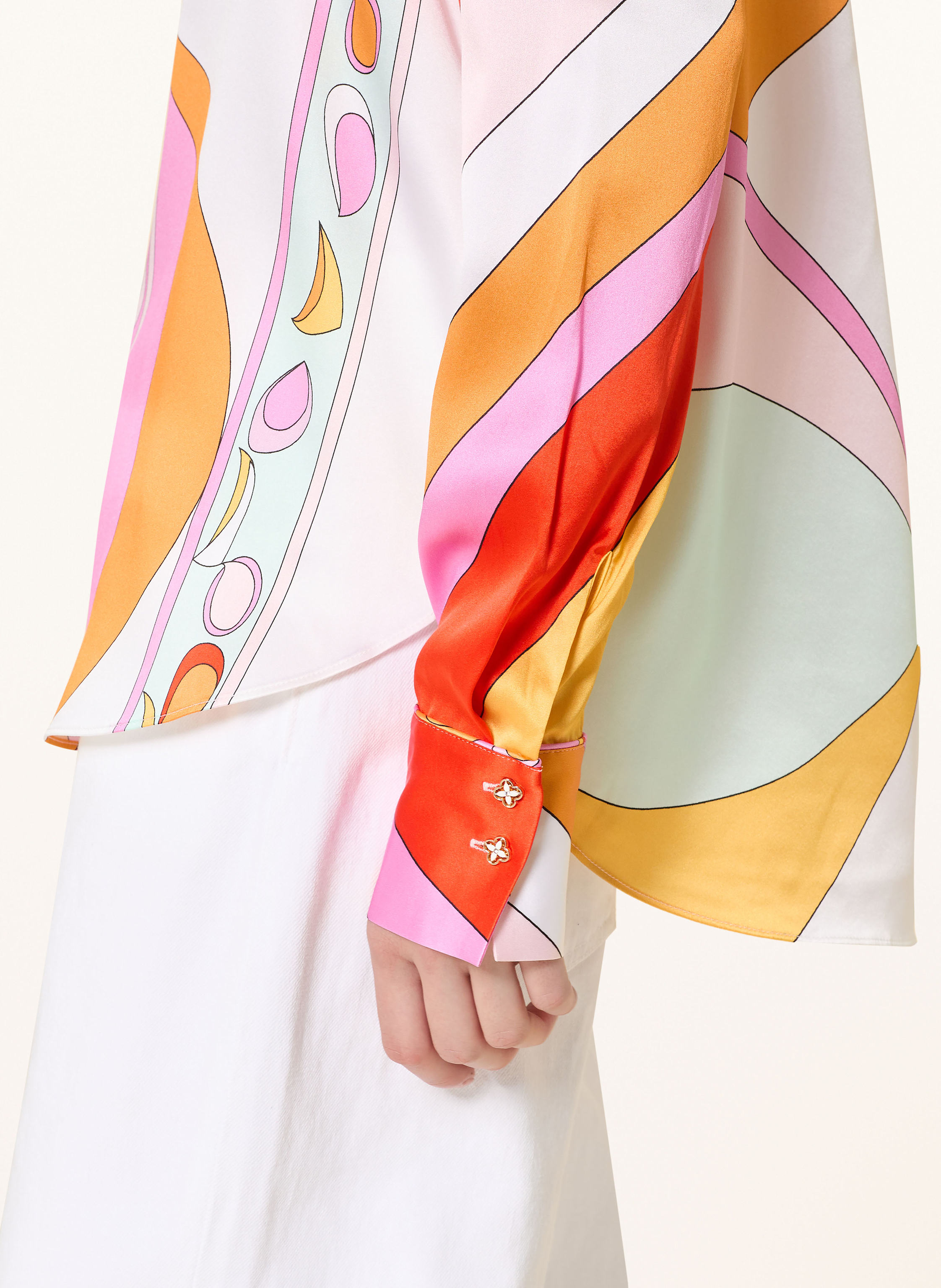 Thumbnail - Herzen's Angelegenheit Blusenshirt Aus Seide pink