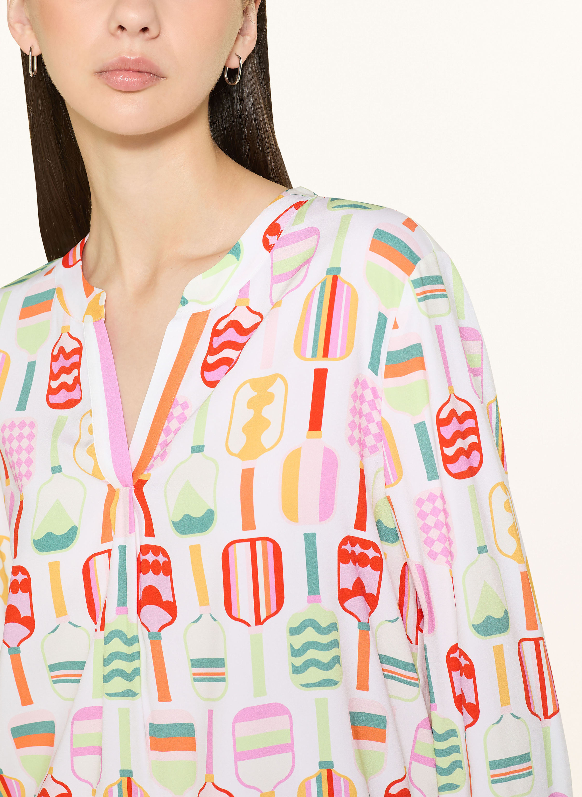 Thumbnail - Herzen's Angelegenheit Blusenshirt Aus Seide pink