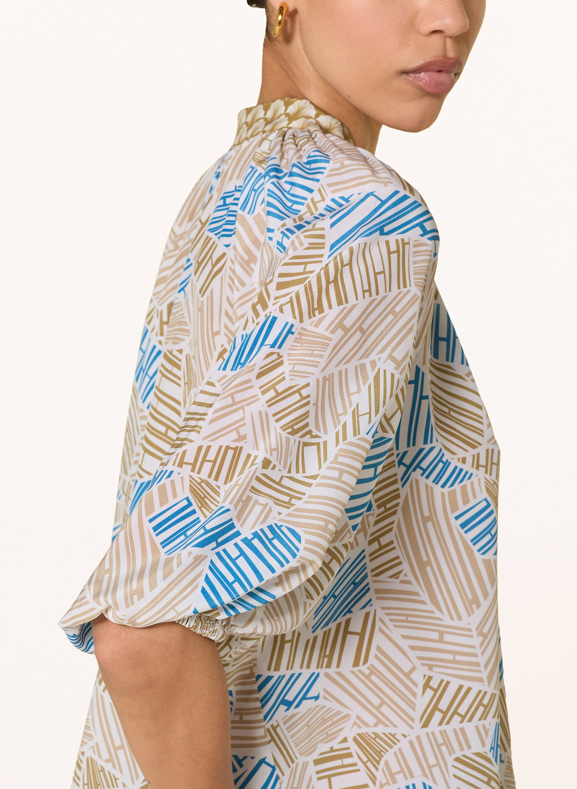 Thumbnail - Herzen's Angelegenheit Blusenshirt Aus Seide Mit 3/4-Arm gruen