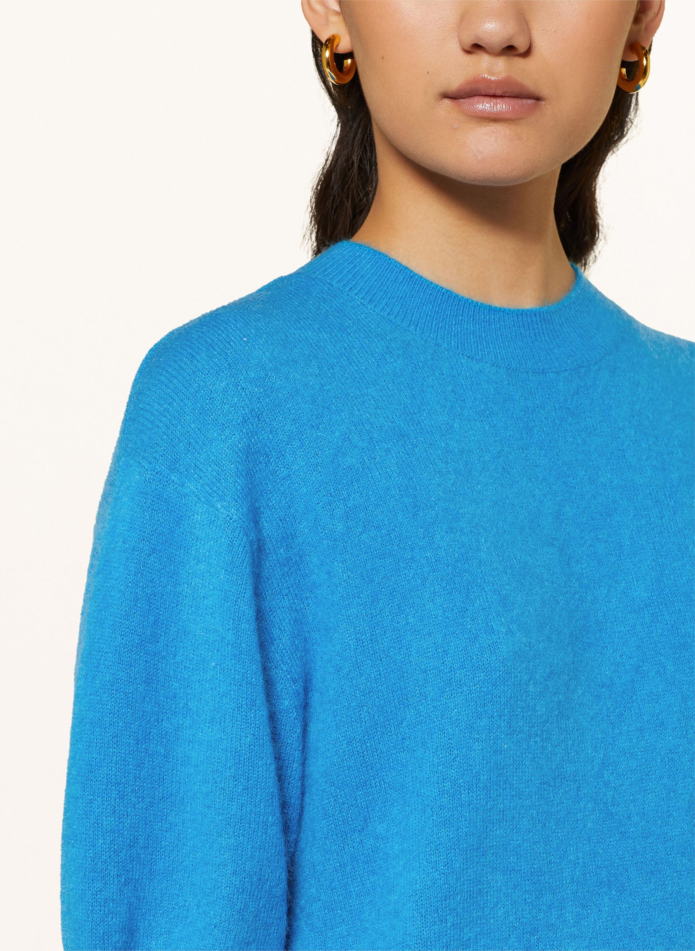 Thumbnail - Herzen's Angelegenheit Strickshirt Aus Cashmere blau