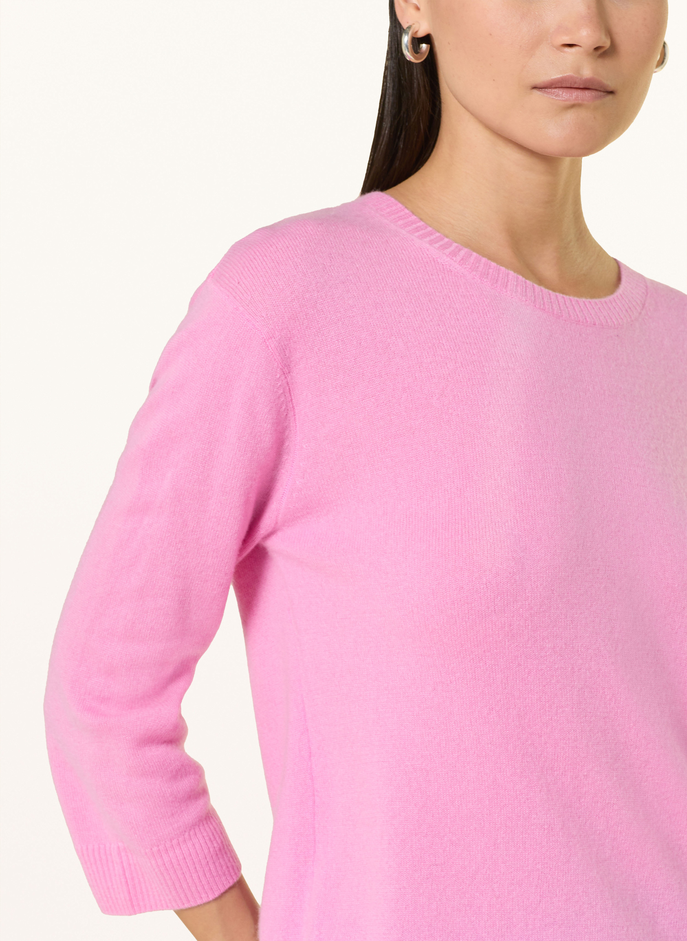 Thumbnail - Herzen's Angelegenheit Cashmere-Pullover Mit 3/4-Arm pink