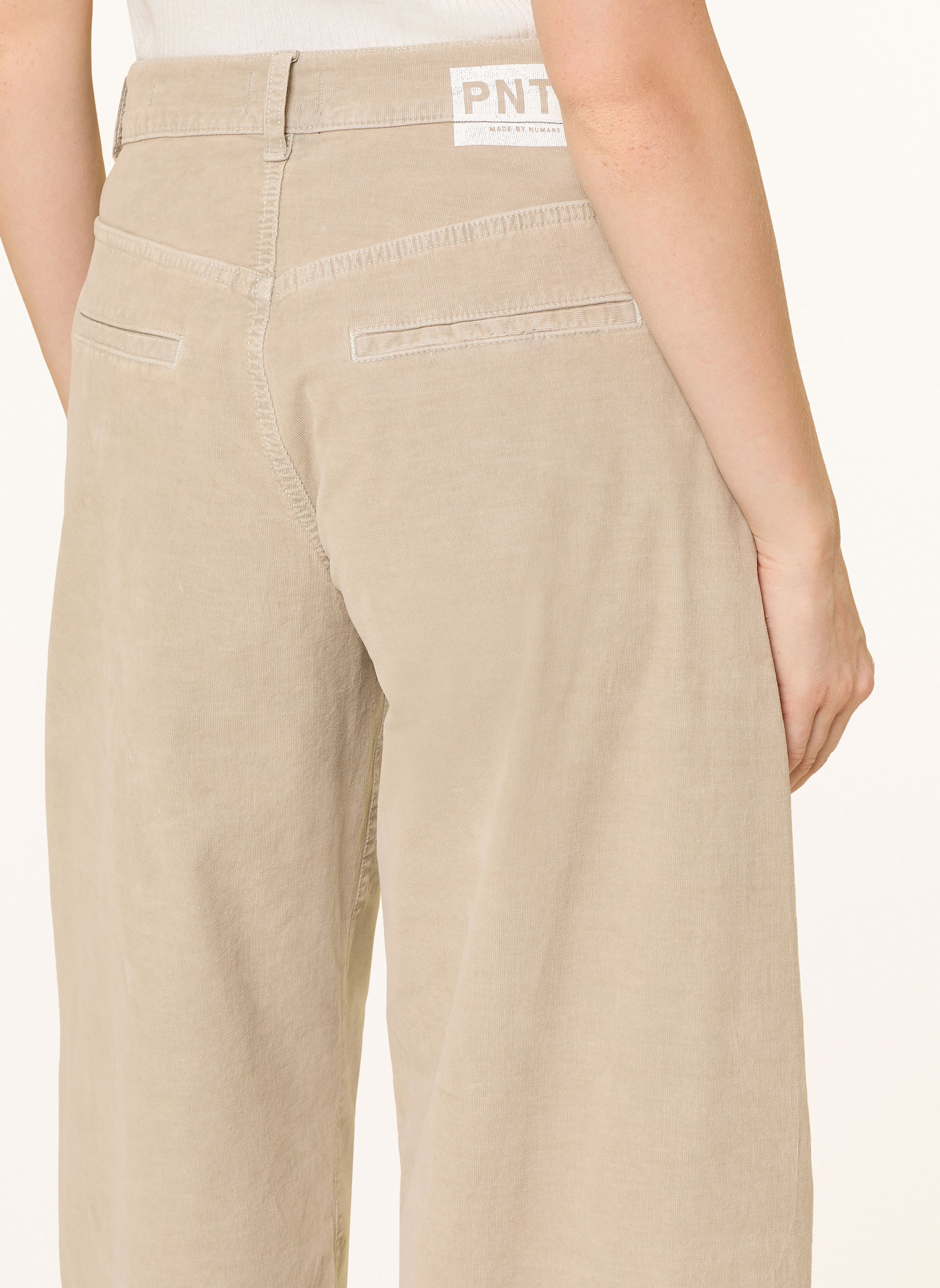 Thumbnail - Pnts Barrel Jeans The O Shape beige