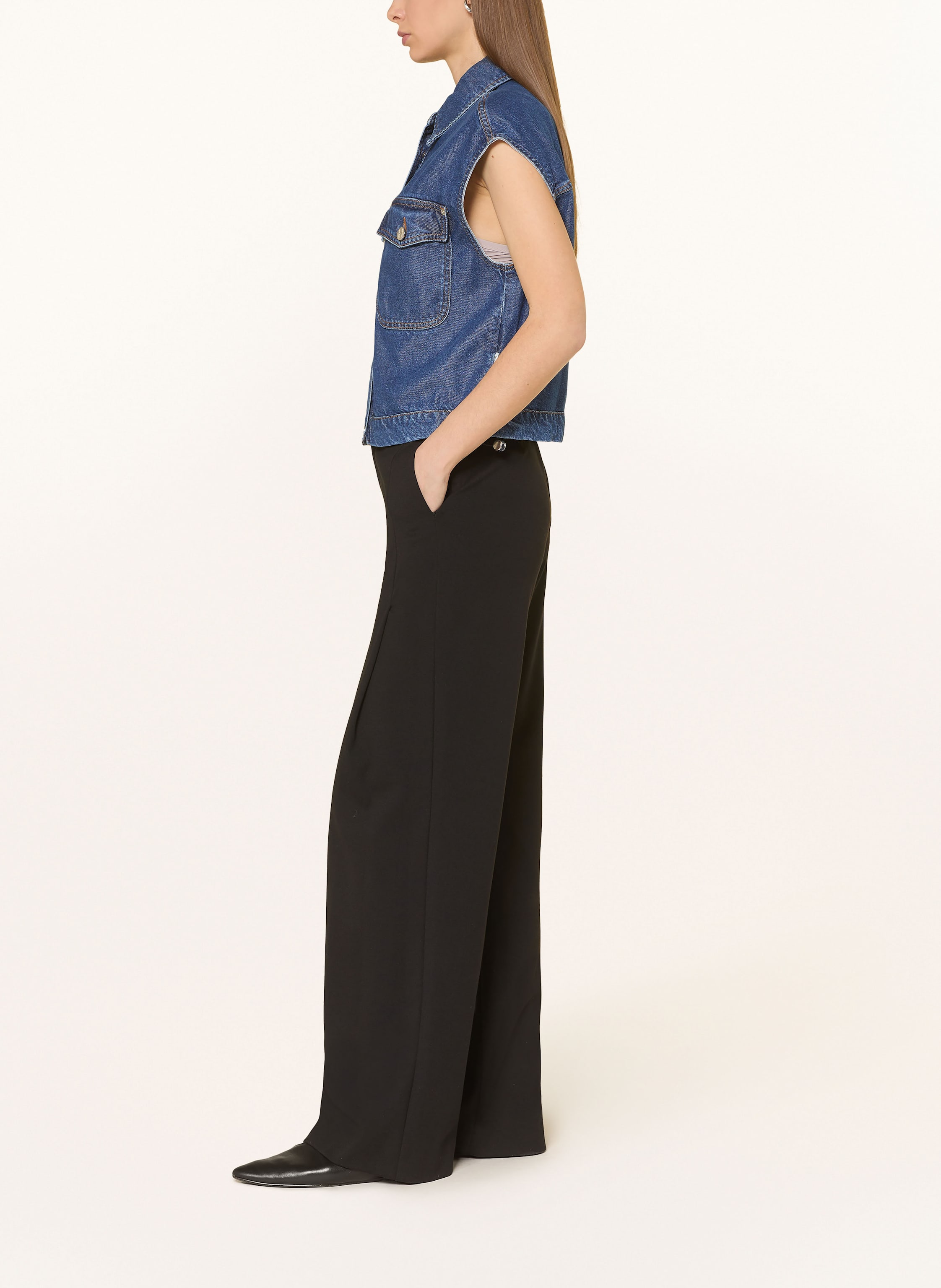 Thumbnail - Pnts Marlenehose The Baggy schwarz
