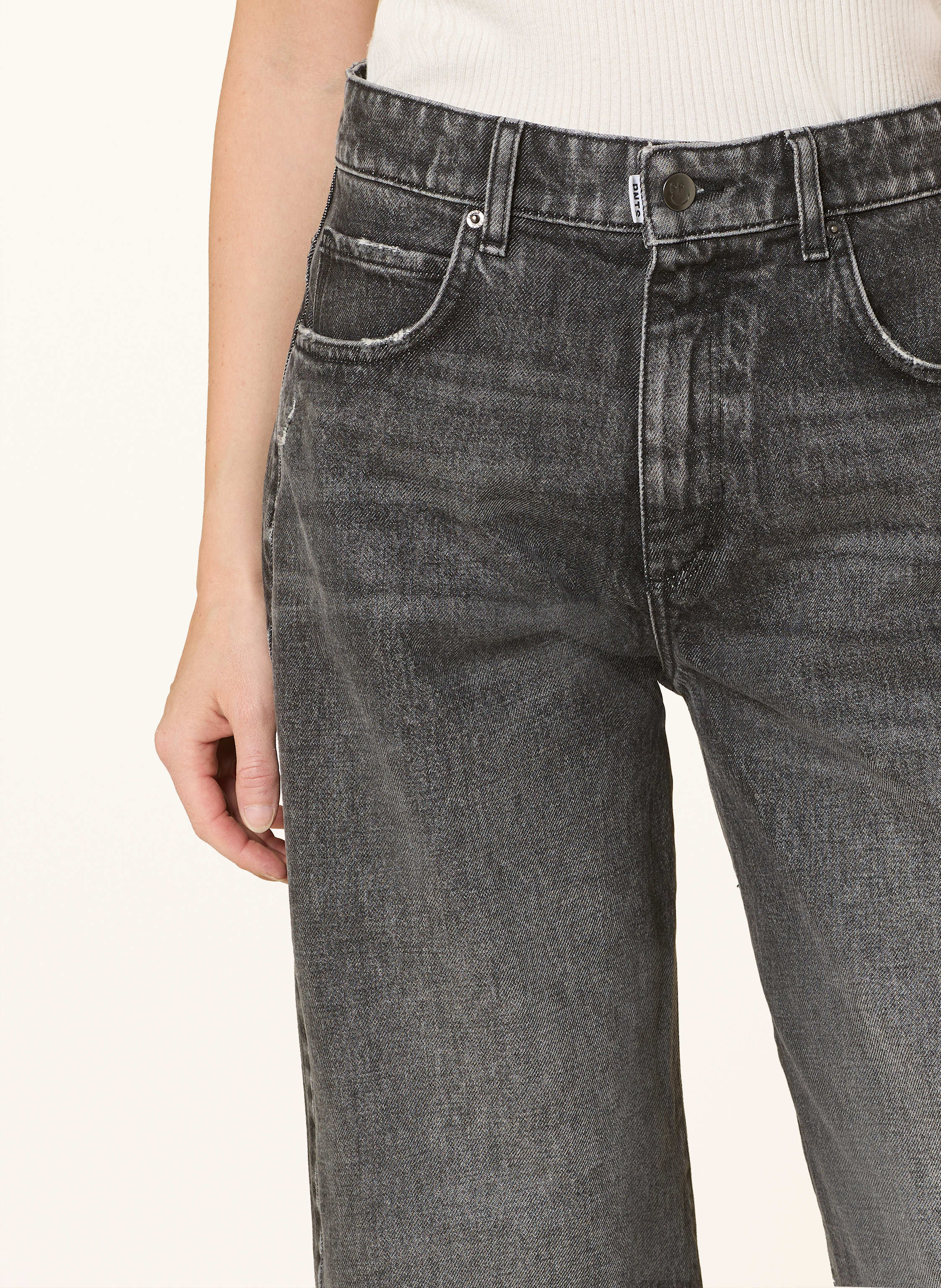 Thumbnail - Pnts Wide Leg Jeans The Loose grau