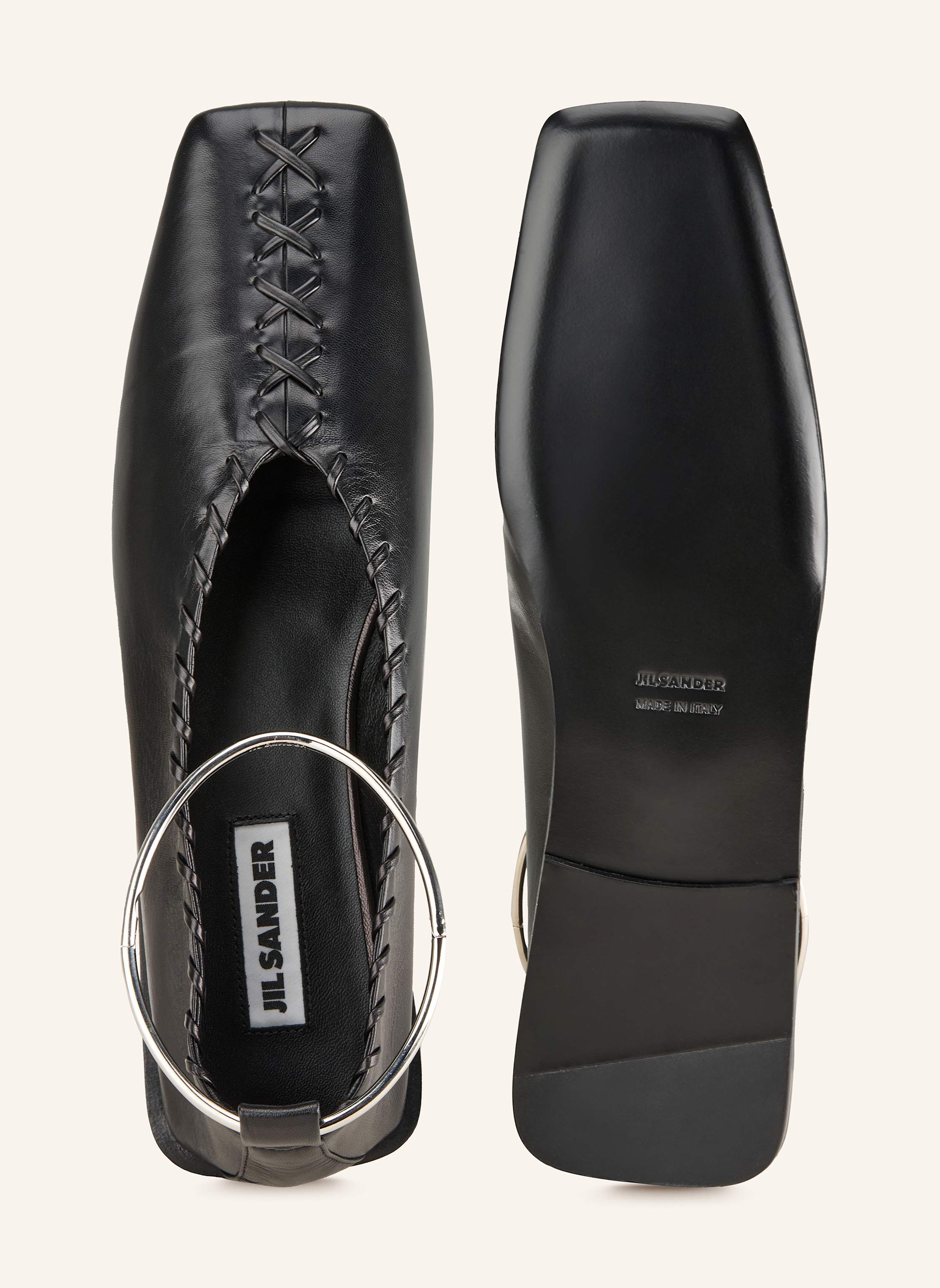 Thumbnail - Jil Sander Ballerinas schwarz