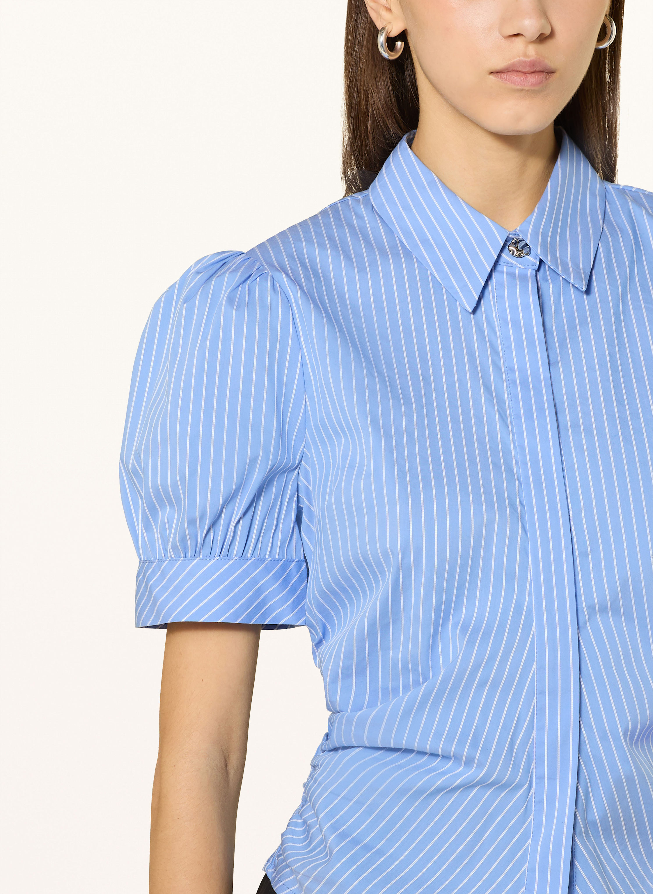 Thumbnail - Neo Noir Hemdbluse Frannie blau