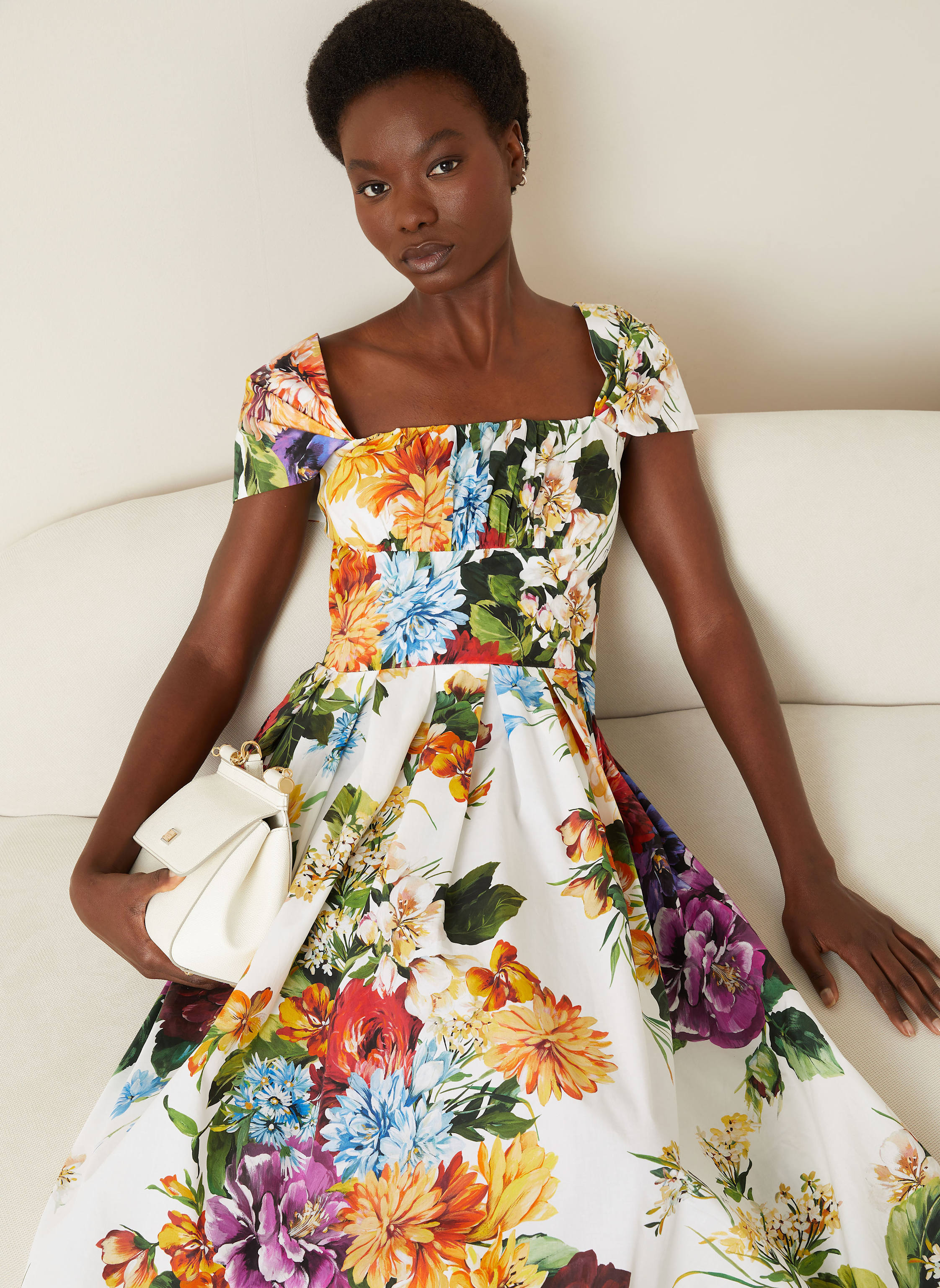 Thumbnail - Dolce & Gabbana Cocktailkleid weiss