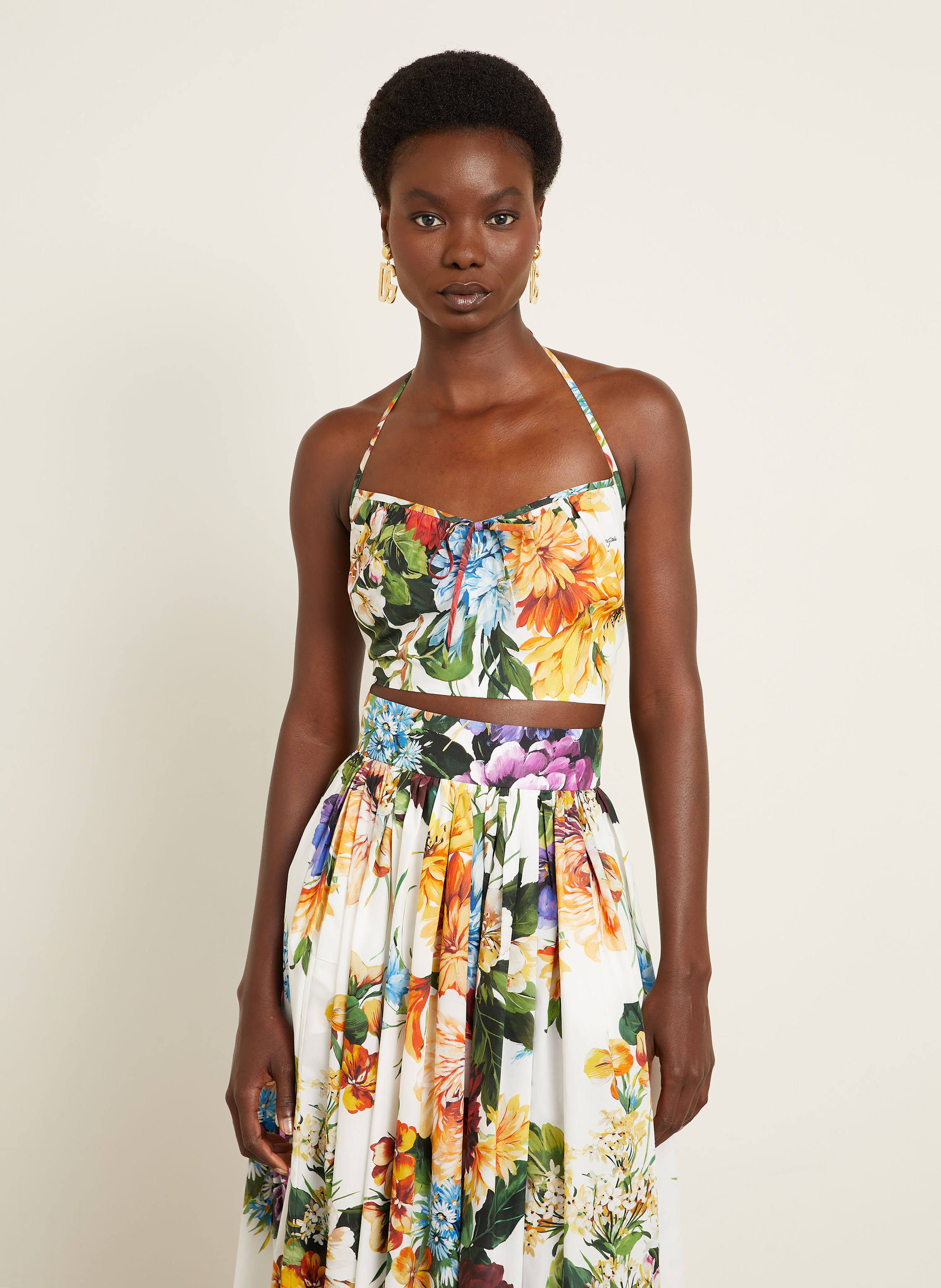 Thumbnail - Dolce & Gabbana Cropped-Top weiss