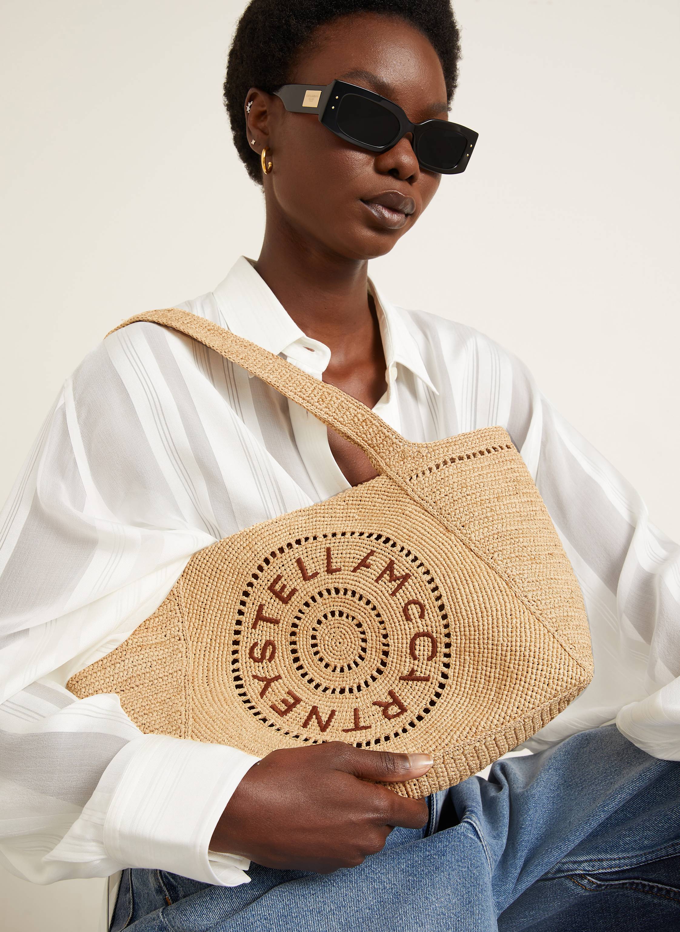 Thumbnail - Stella Mccartney Shopper beige