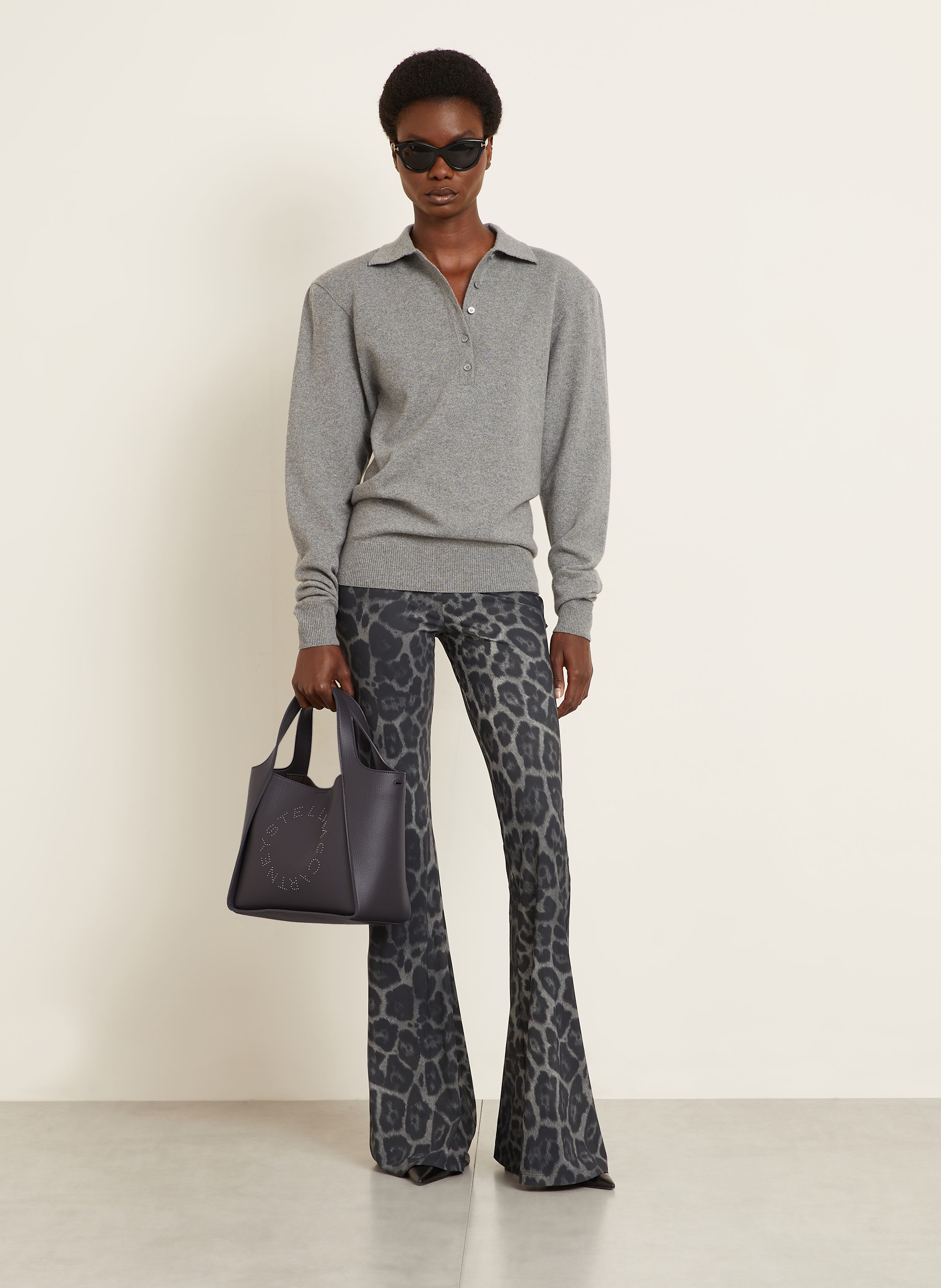 Thumbnail - Stella Mccartney Shopper Mit Pouch grau