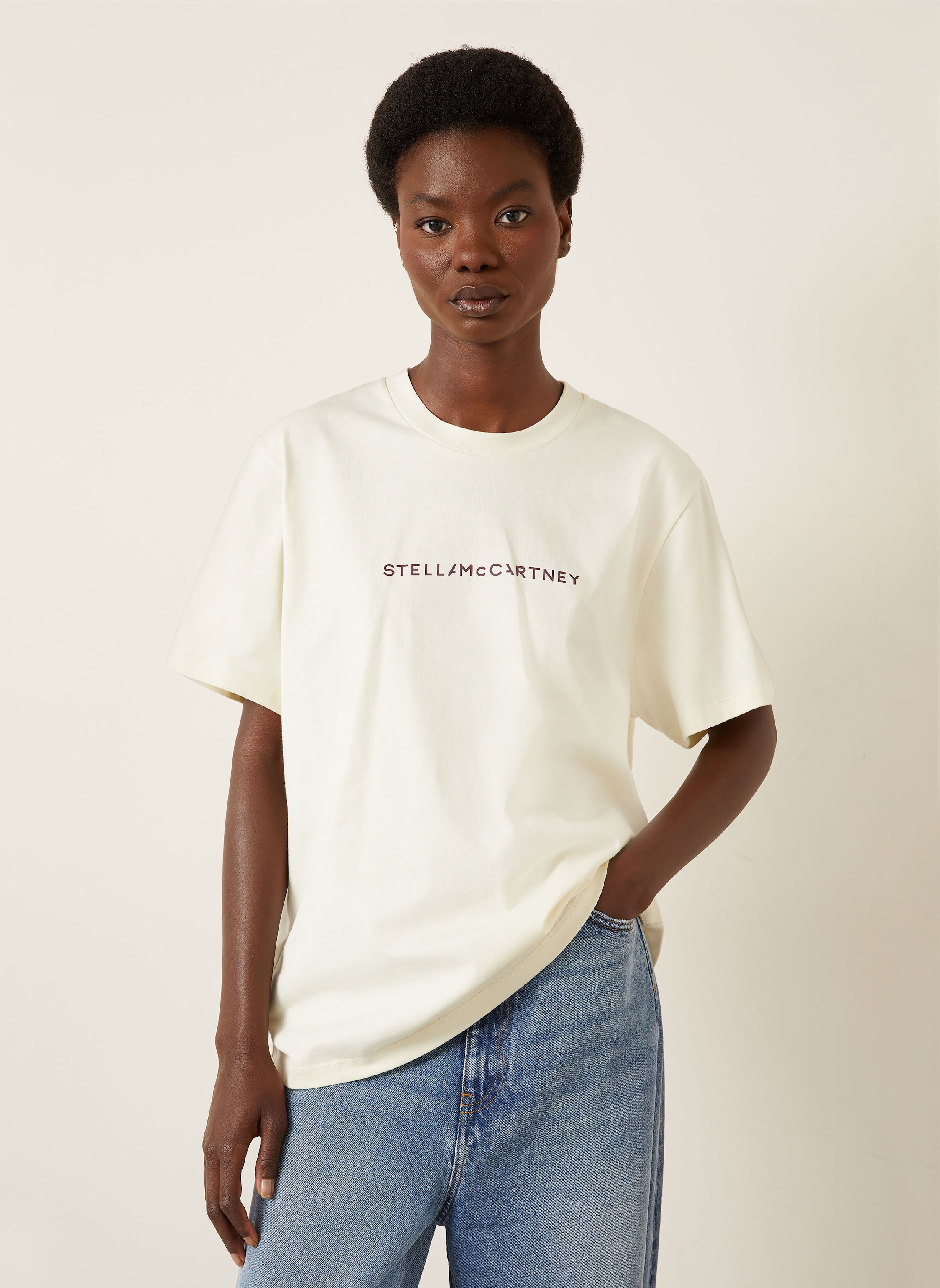 Thumbnail - Stella Mccartney Oversize-Shirt beige