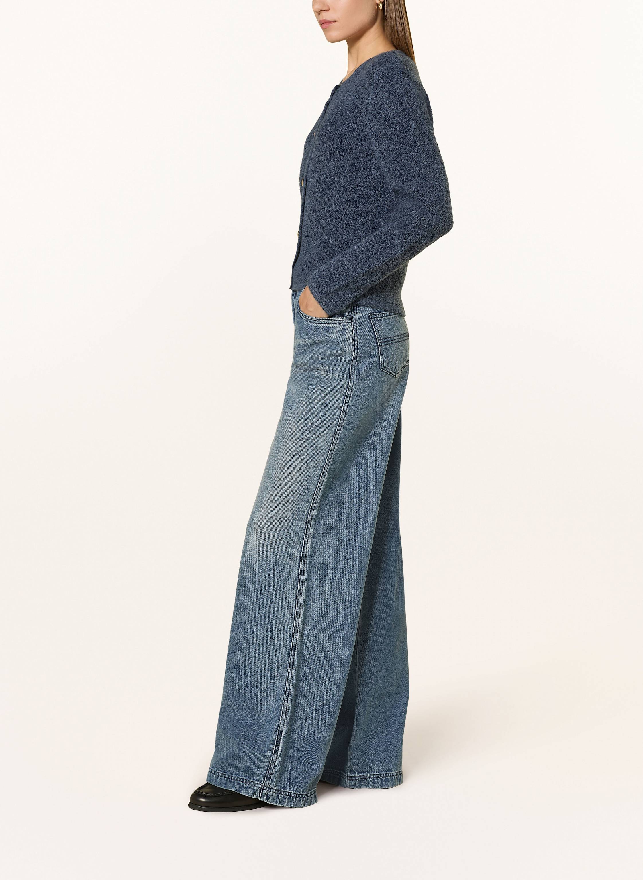 Thumbnail - More & More Wide Leg Jeans blau