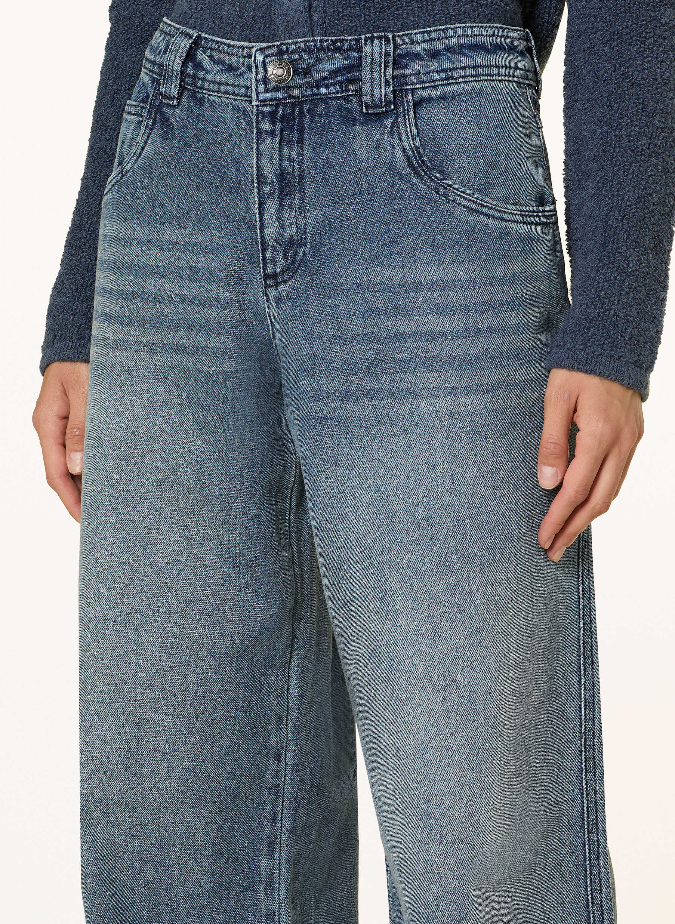 Thumbnail - More & More Wide Leg Jeans blau