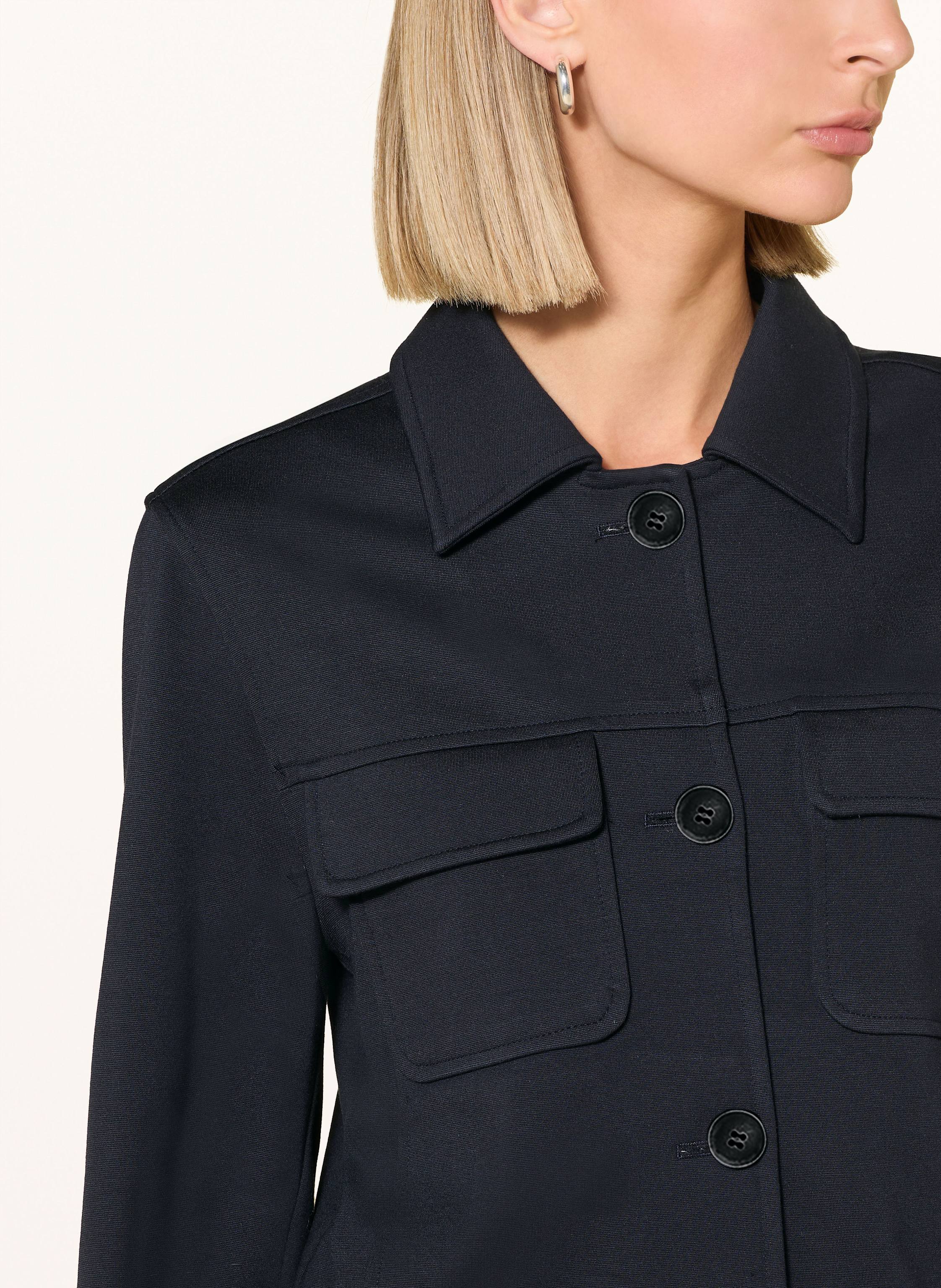 Thumbnail - More & More Kastenjacke Aus Jersey blau