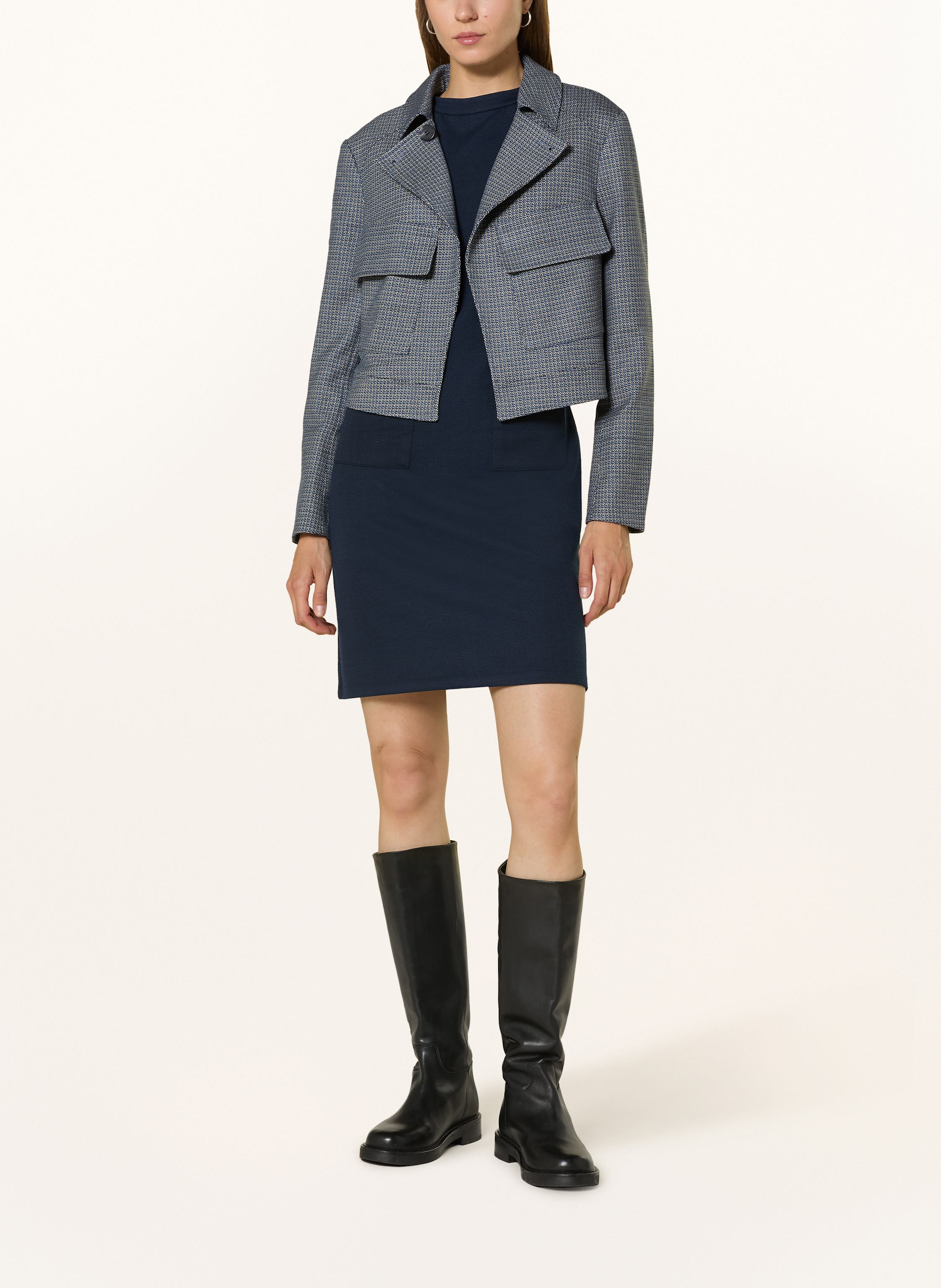 Thumbnail - More & More Jerseykleid Mit 3/4-Arm blau