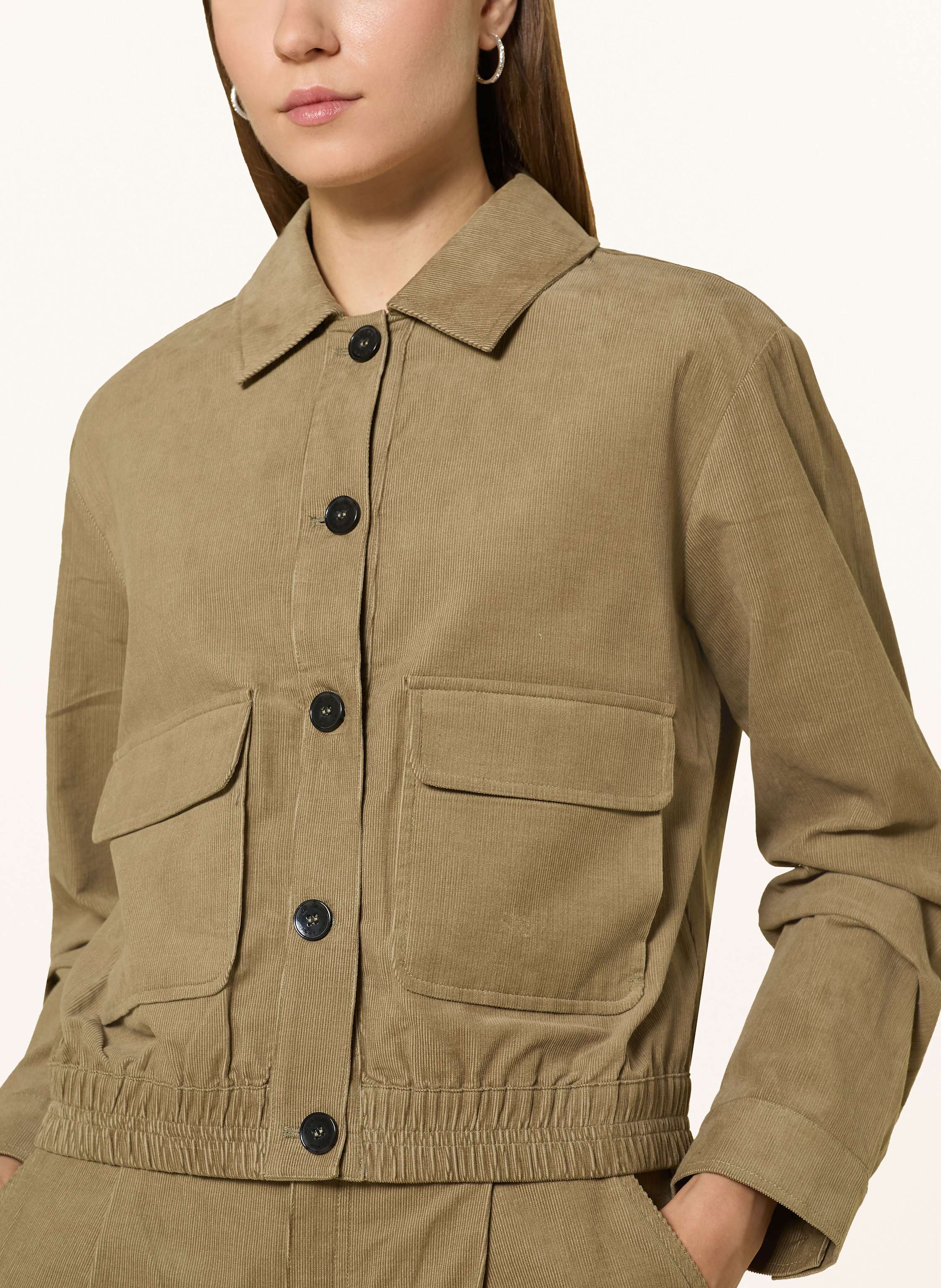 Thumbnail - More & More Cord-Blouson gruen