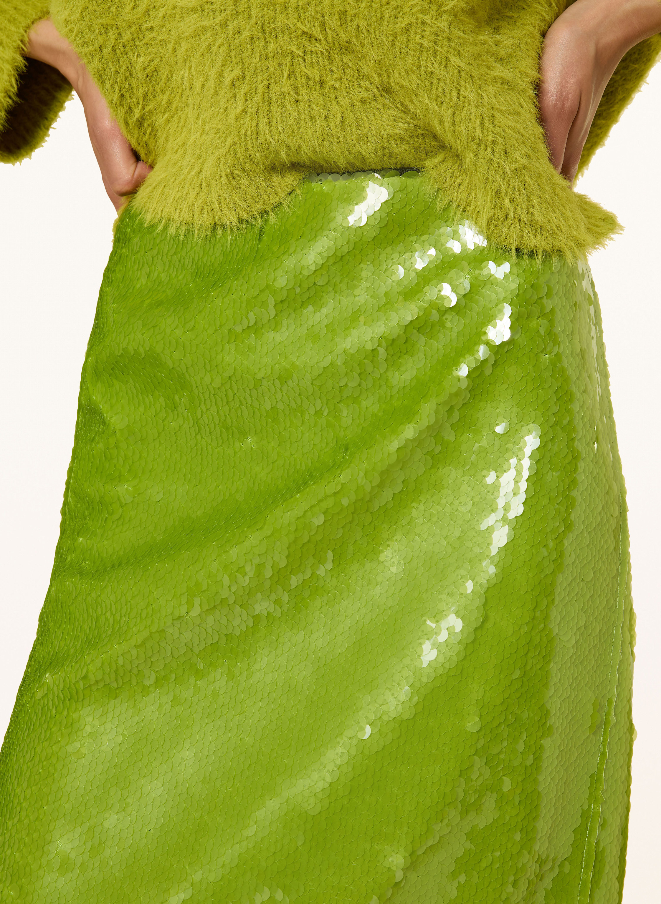 Thumbnail - Luisa Cerano Rock Mit Pailletten gruen