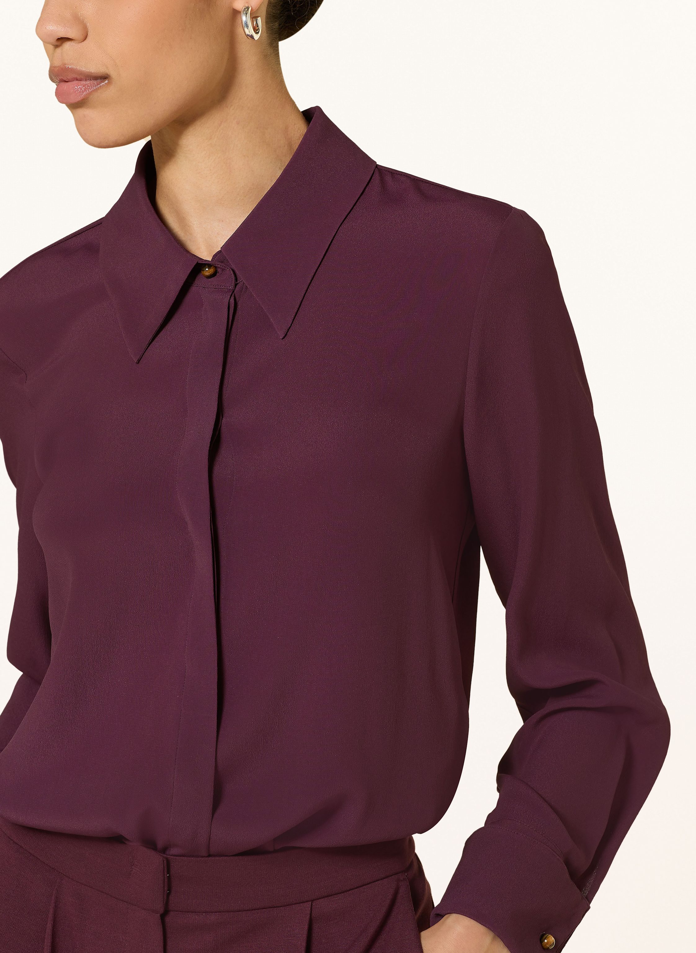 Thumbnail - Luisa Cerano Hemdbluse Mit Seide rot