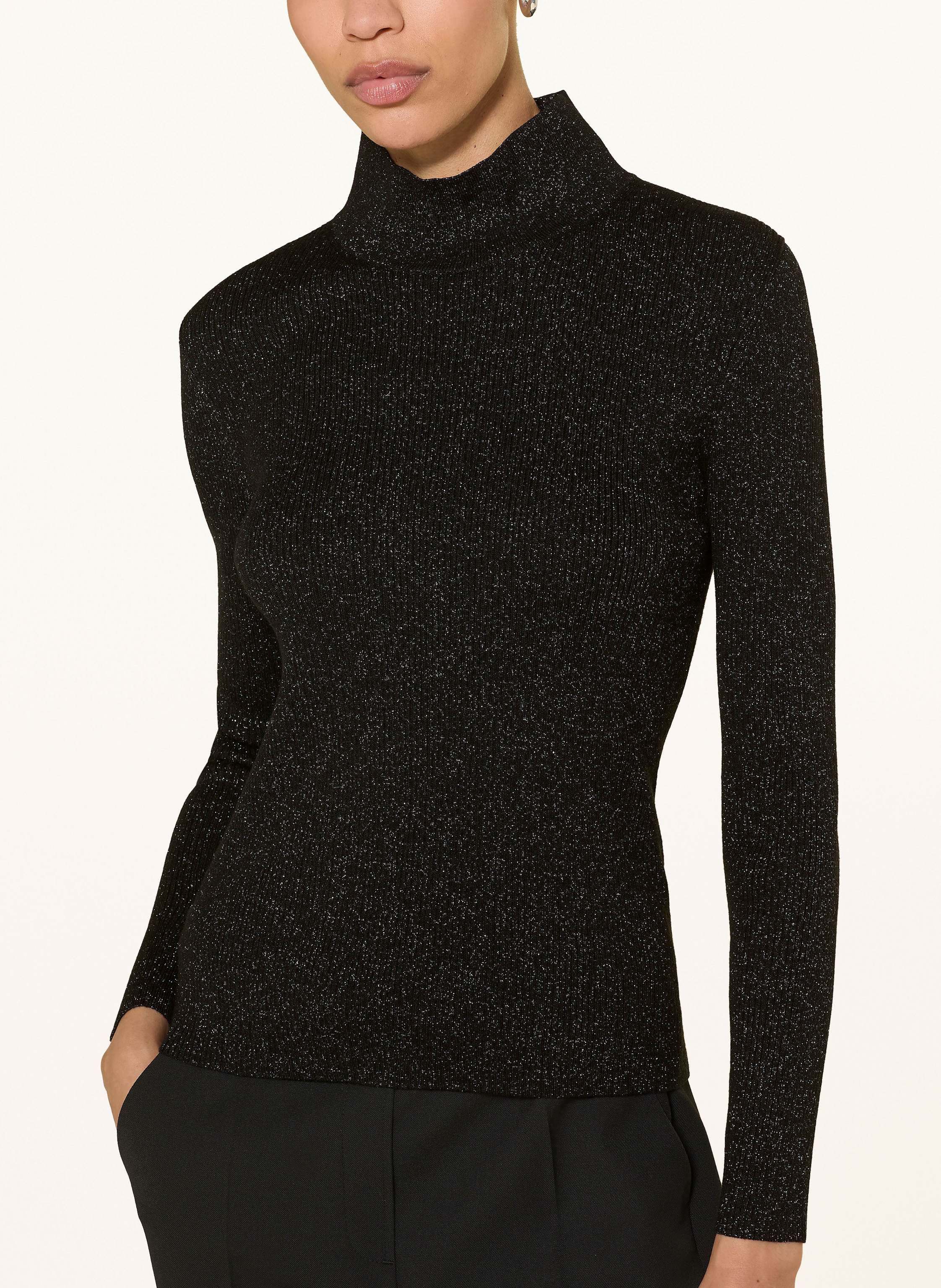 Thumbnail - Luisa Cerano Pullover Mit Glitzergarn schwarz