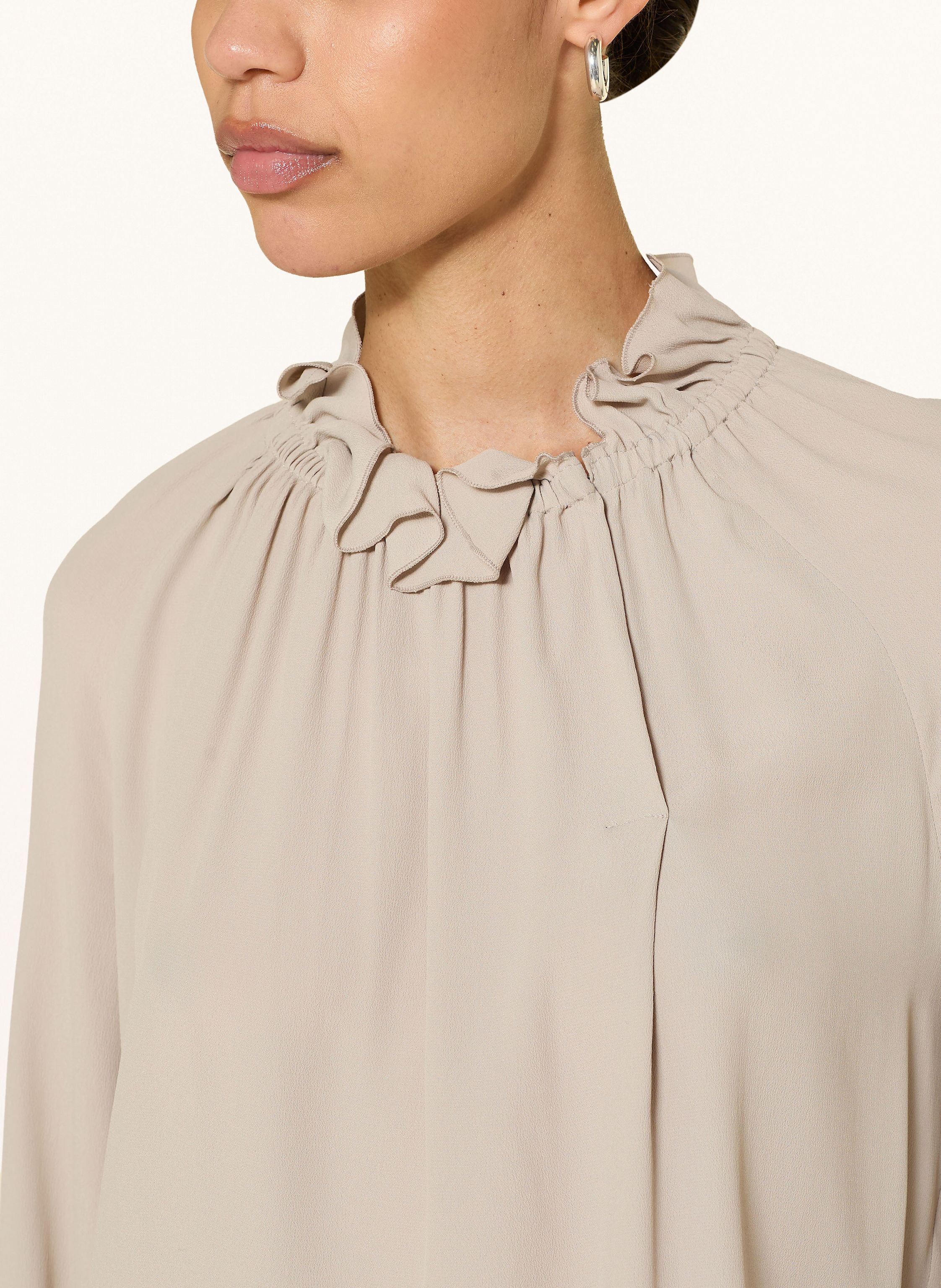 Thumbnail - Luisa Cerano Blusenshirt Mit Seide Und Rüschen beige