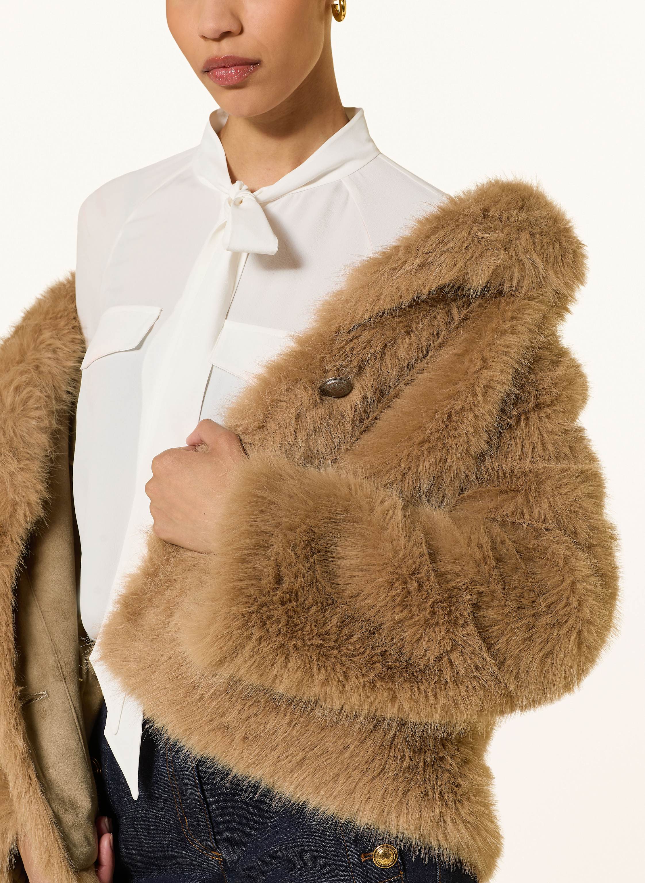 Thumbnail - Luisa Cerano Kunstfell-Jacke braun