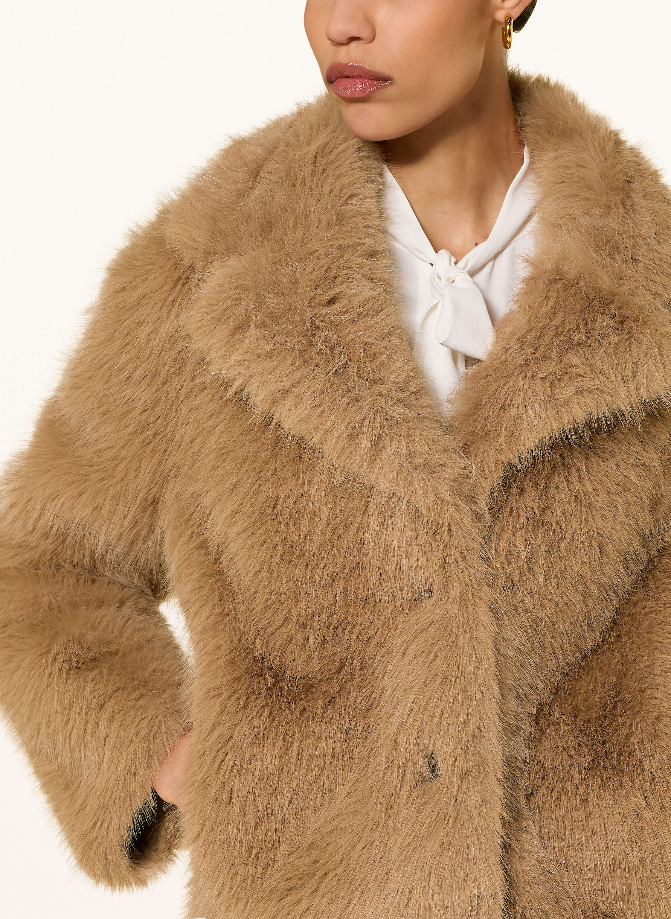 Thumbnail - Luisa Cerano Kunstfell-Jacke braun