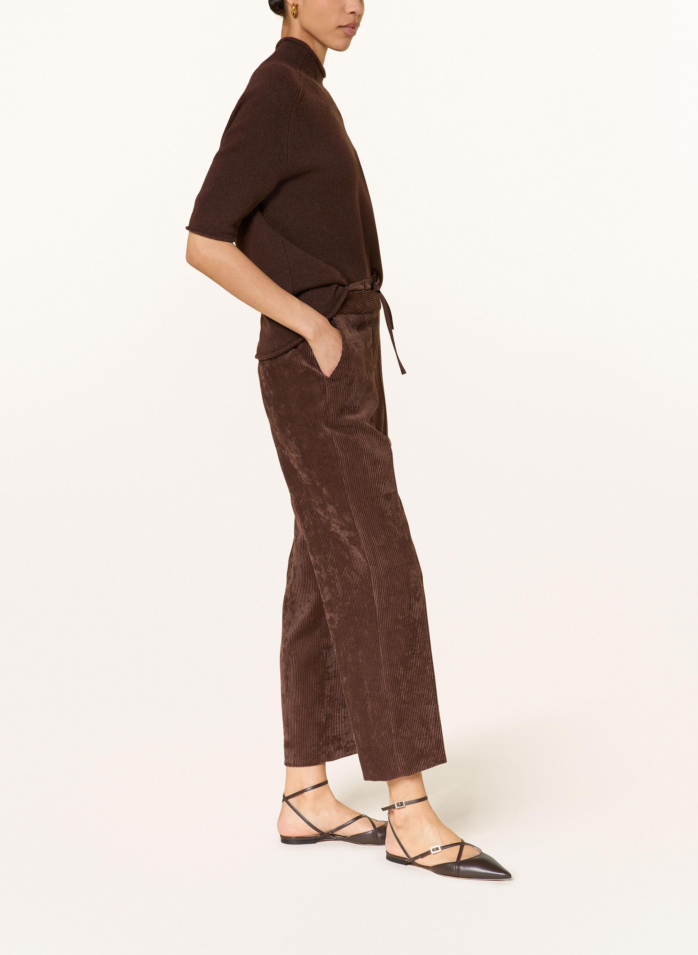 Thumbnail - Luisa Cerano 7/8-Hose Aus Cord braun