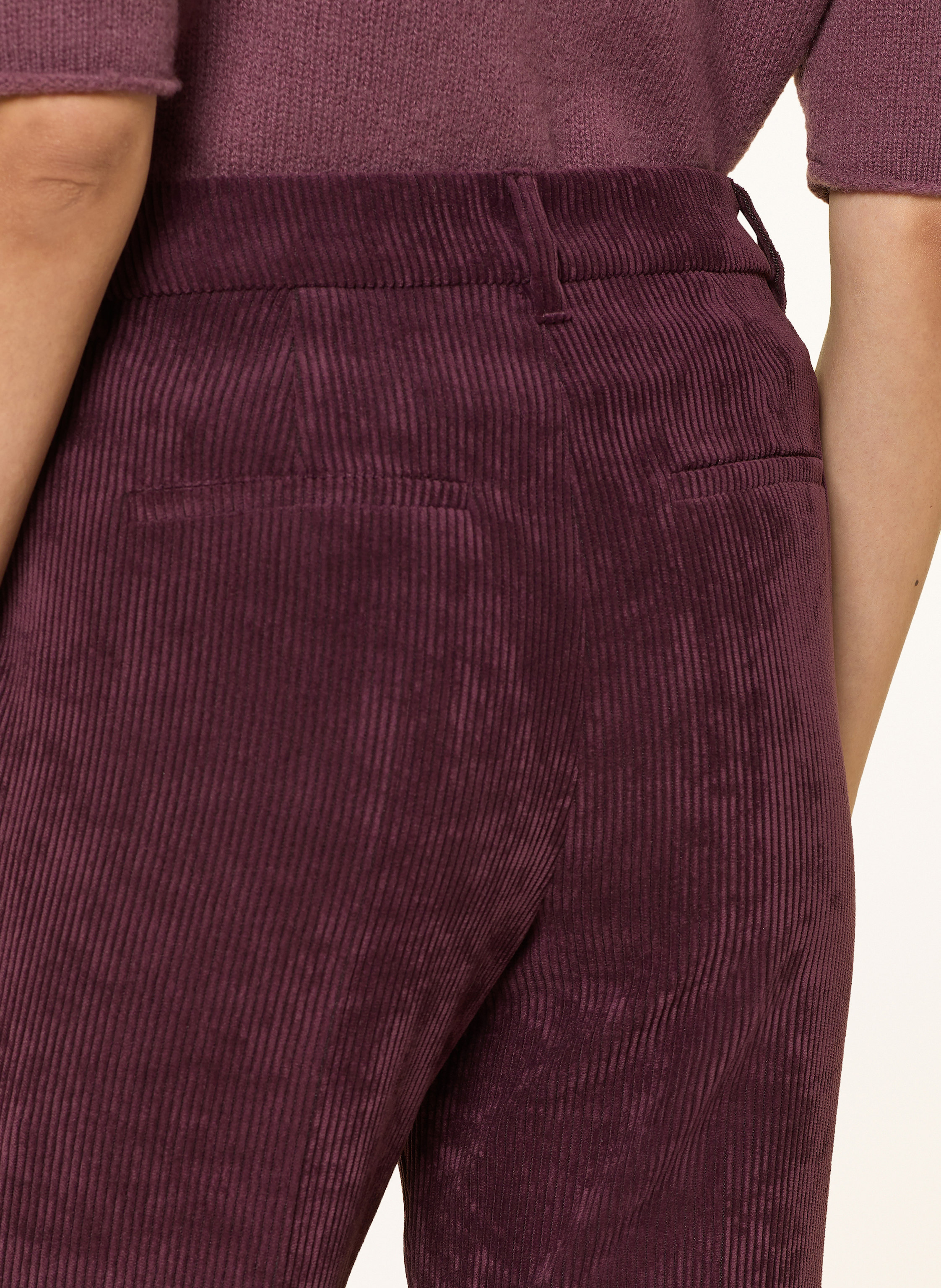 Thumbnail - Luisa Cerano Bootcut-Hose Aus Cord lila