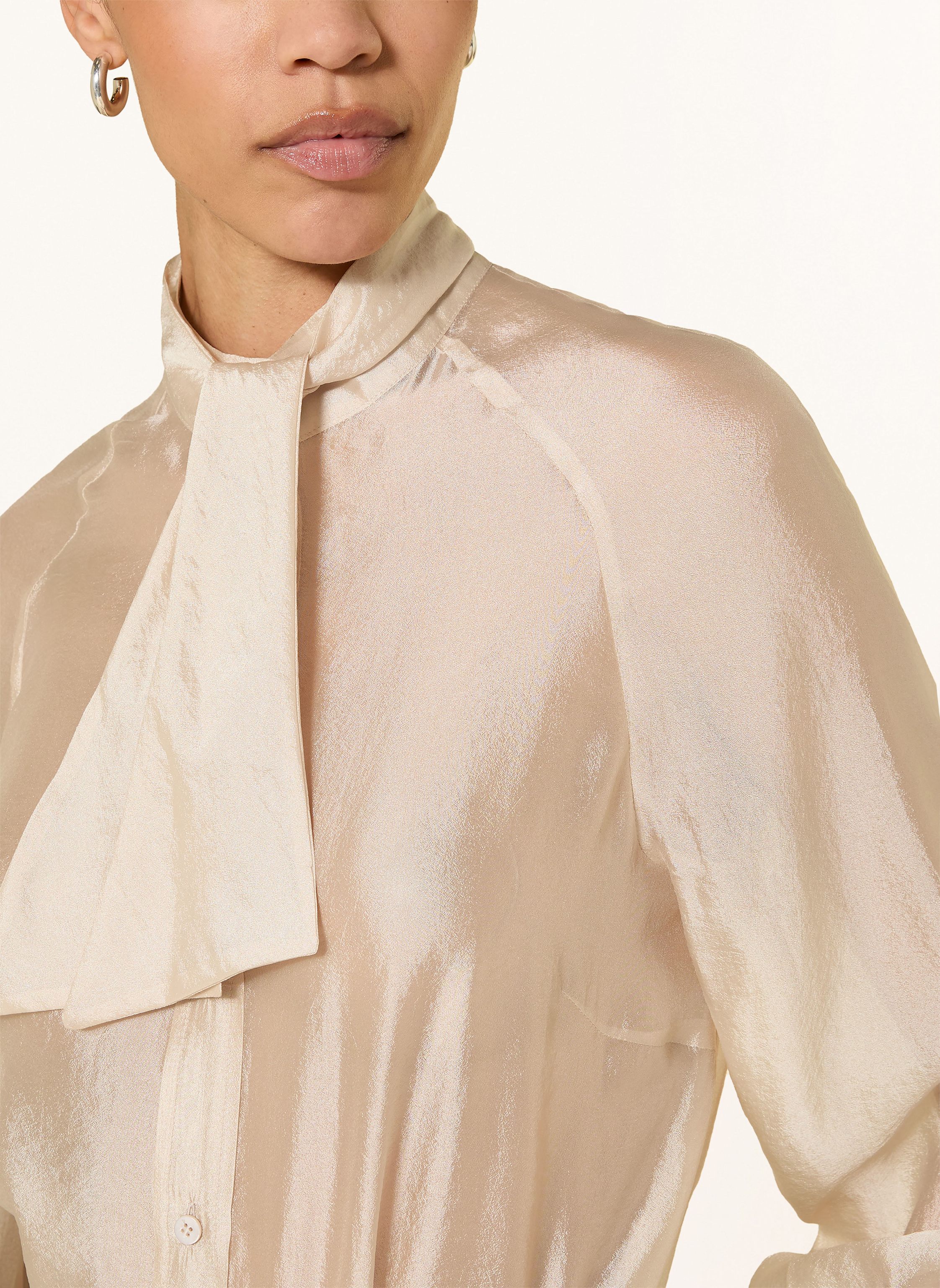 Thumbnail - Luisa Cerano Bluse Mit Abnehmbarer Schluppe beige