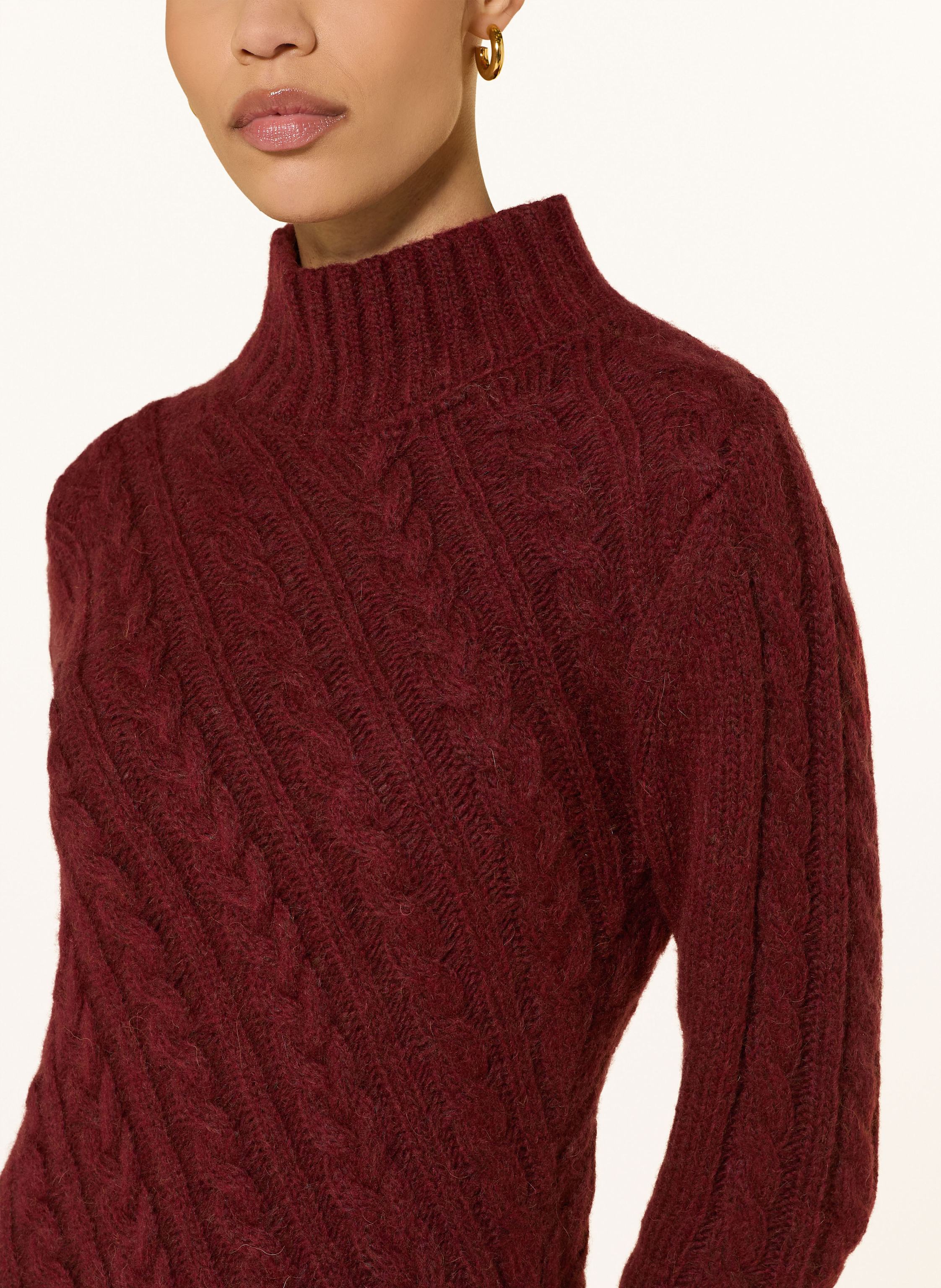 Thumbnail - Luisa Cerano Strickkleid Mit Alpaka rot