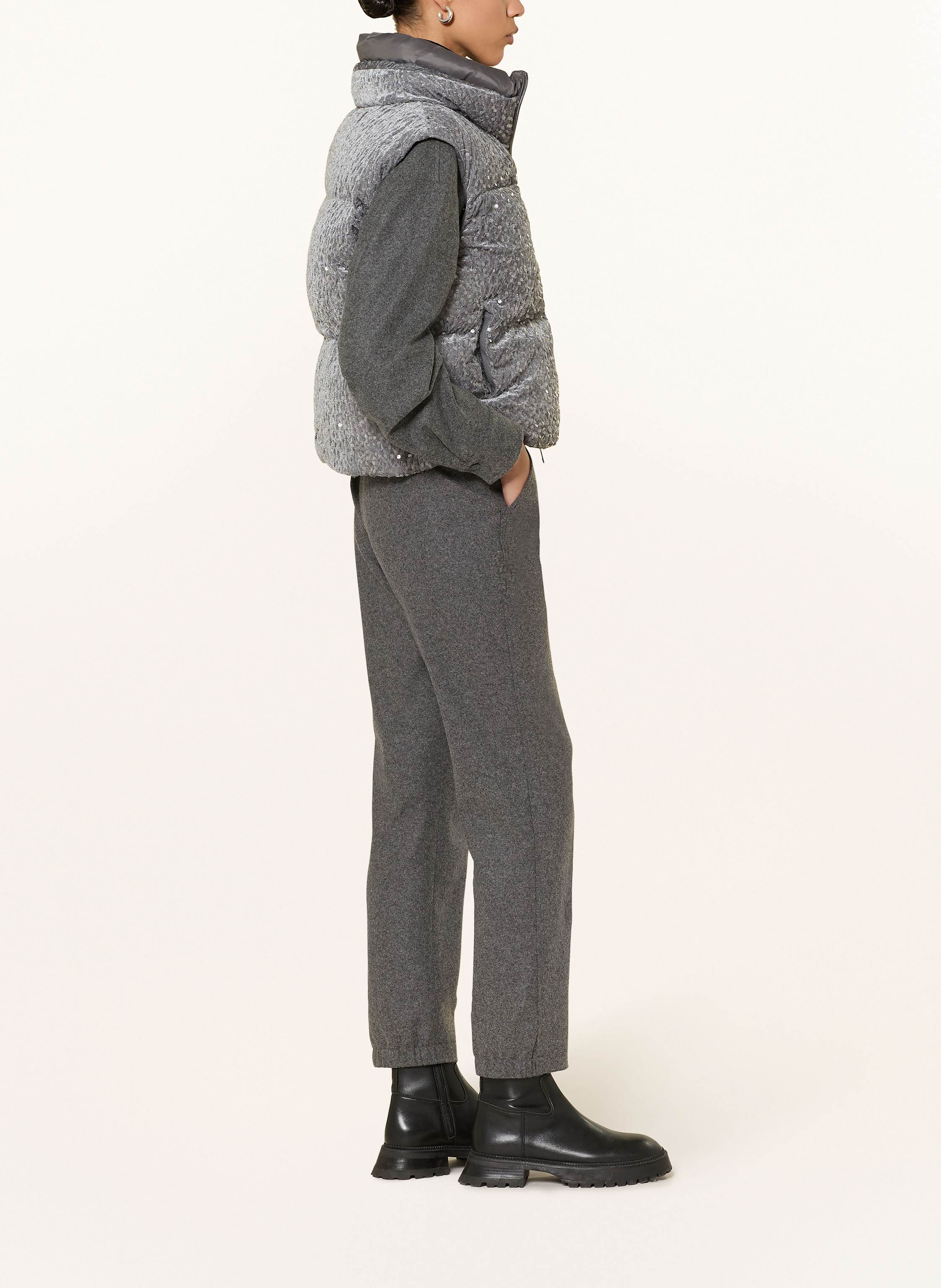 Thumbnail - Luisa Cerano Flanellhose grau