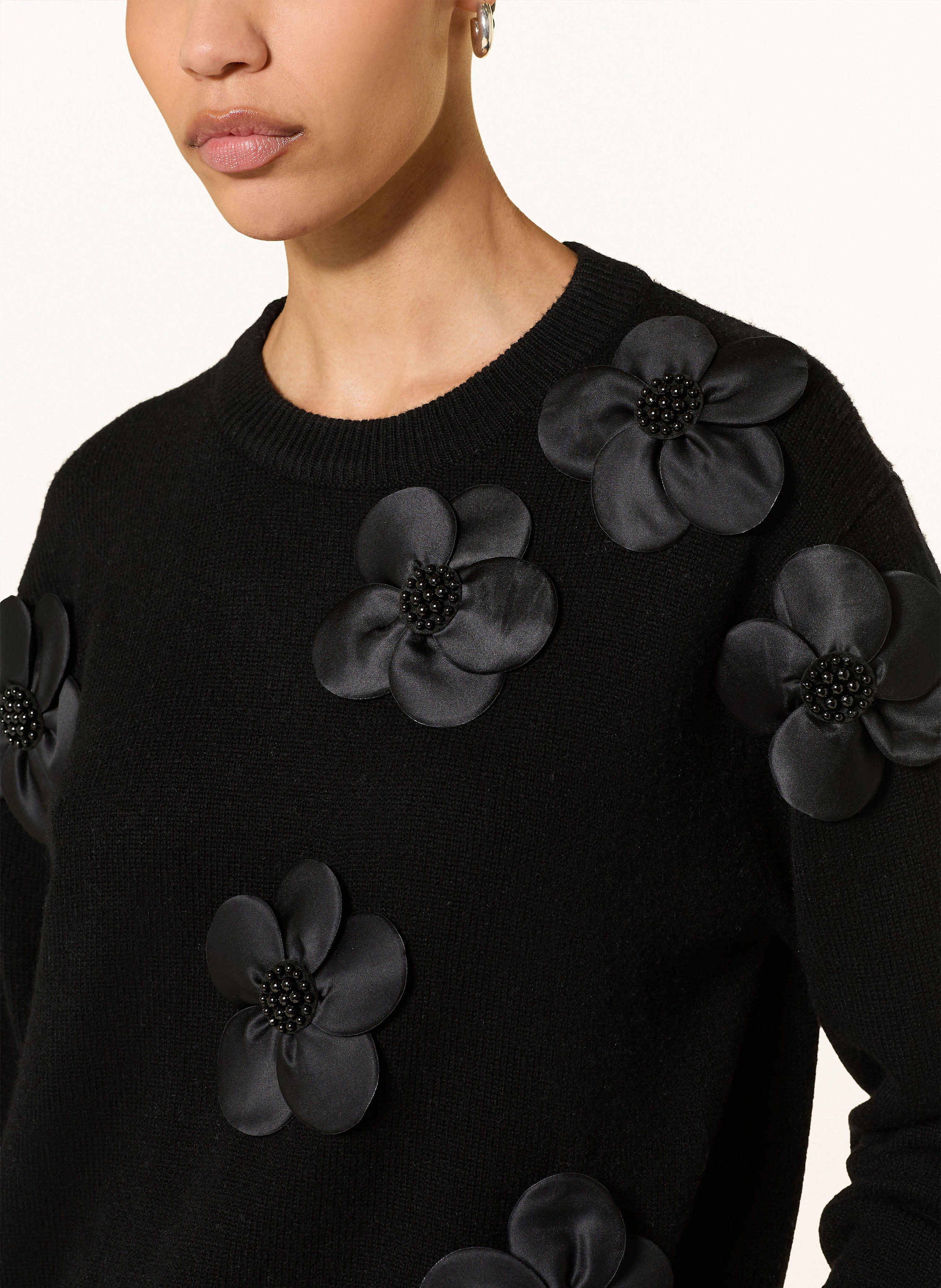 Thumbnail - Sem Per Lei Pullover Mit Cashmere schwarz