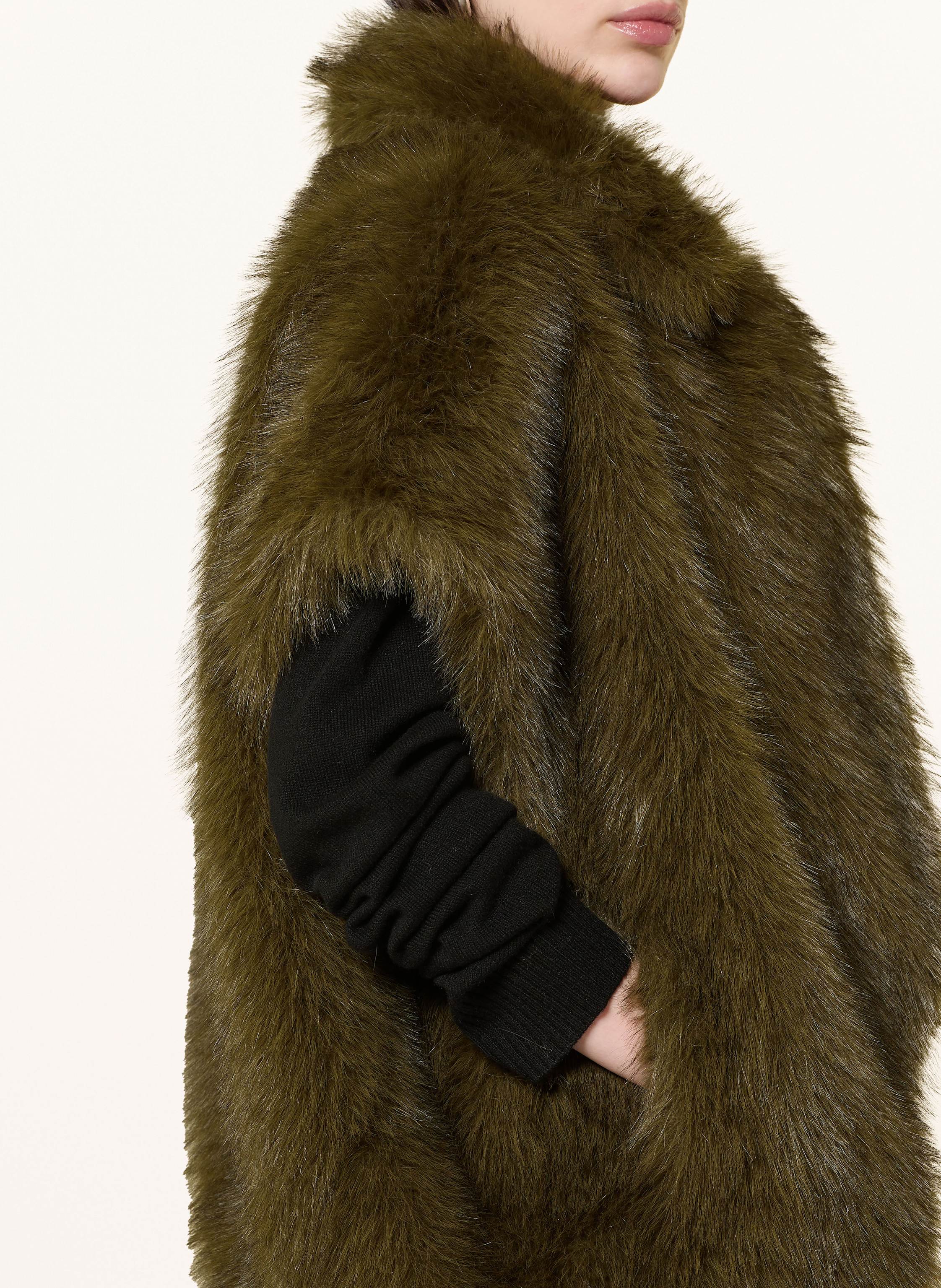 Thumbnail - Sem Per Lei Kunstfell-Weste gruen