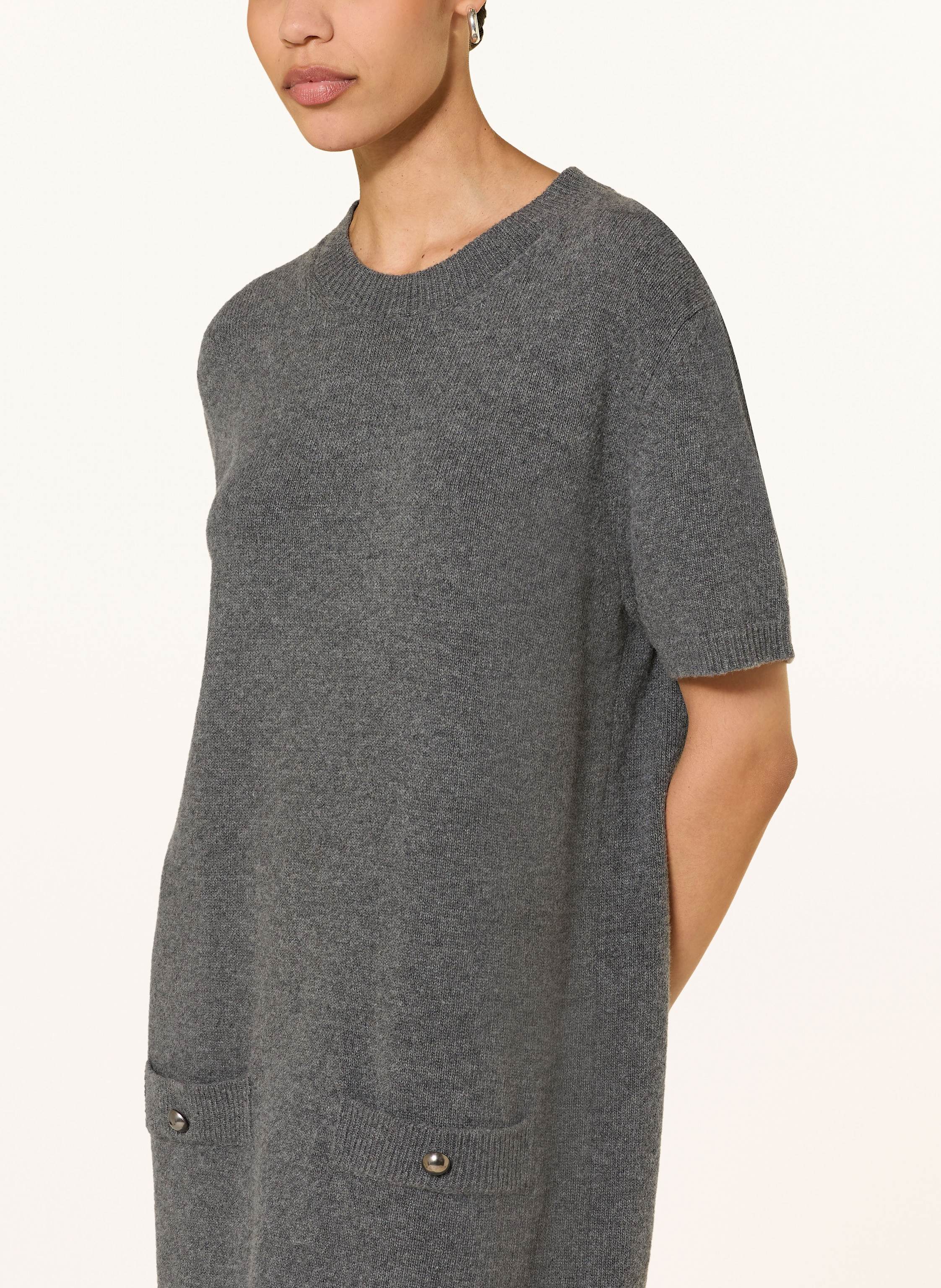 Thumbnail - Sem Per Lei Strickkleid grau