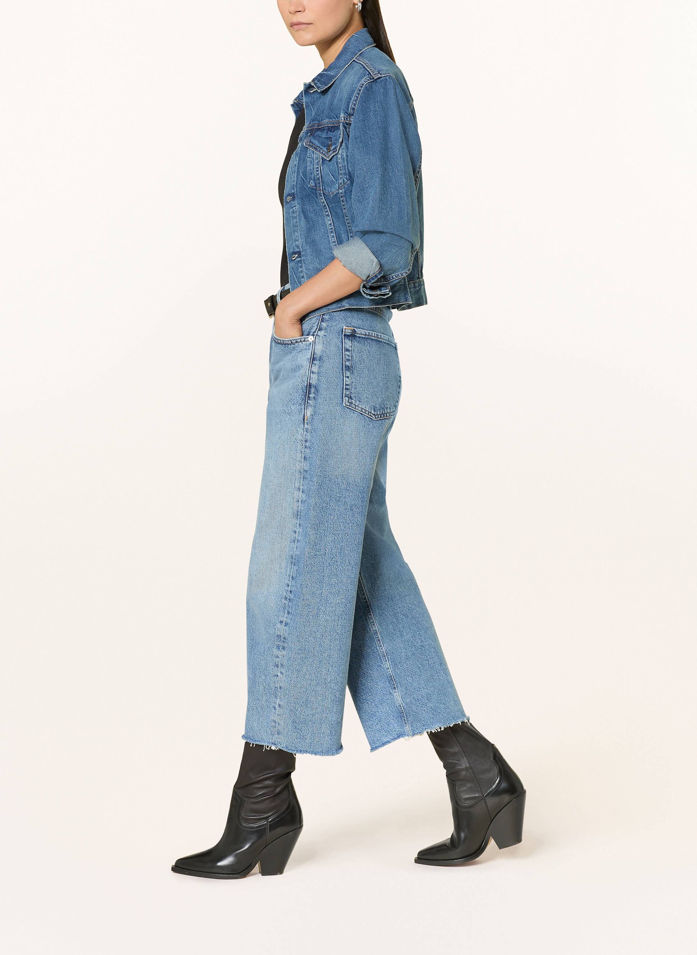 Thumbnail - Citizens Of Humanity Cropped Jeans Ayla Raw Hem blau