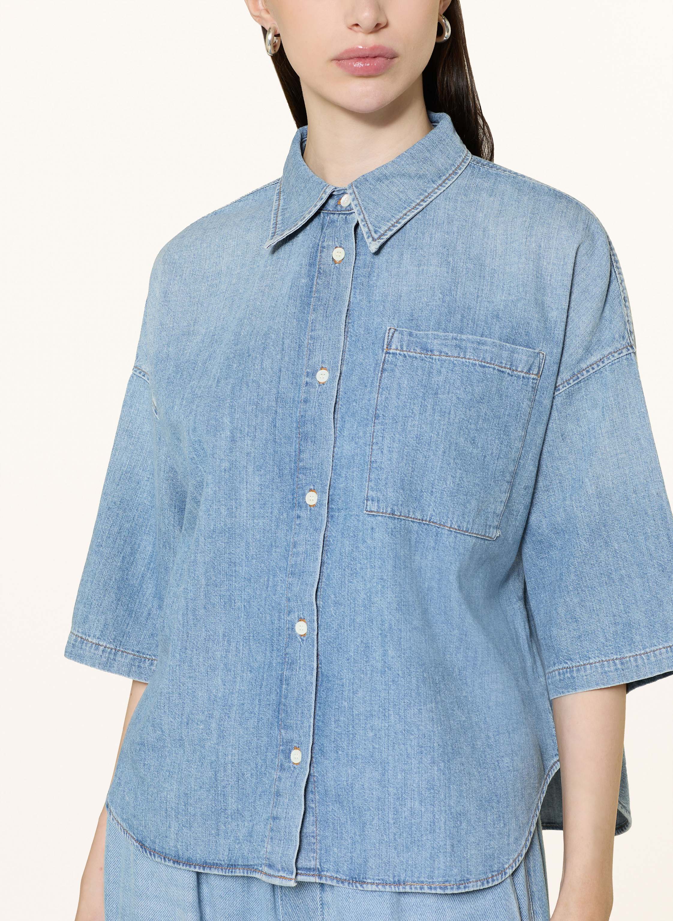 Thumbnail - Citizens Of Humanity Hemdbluse Frances In Jeansoptik blau