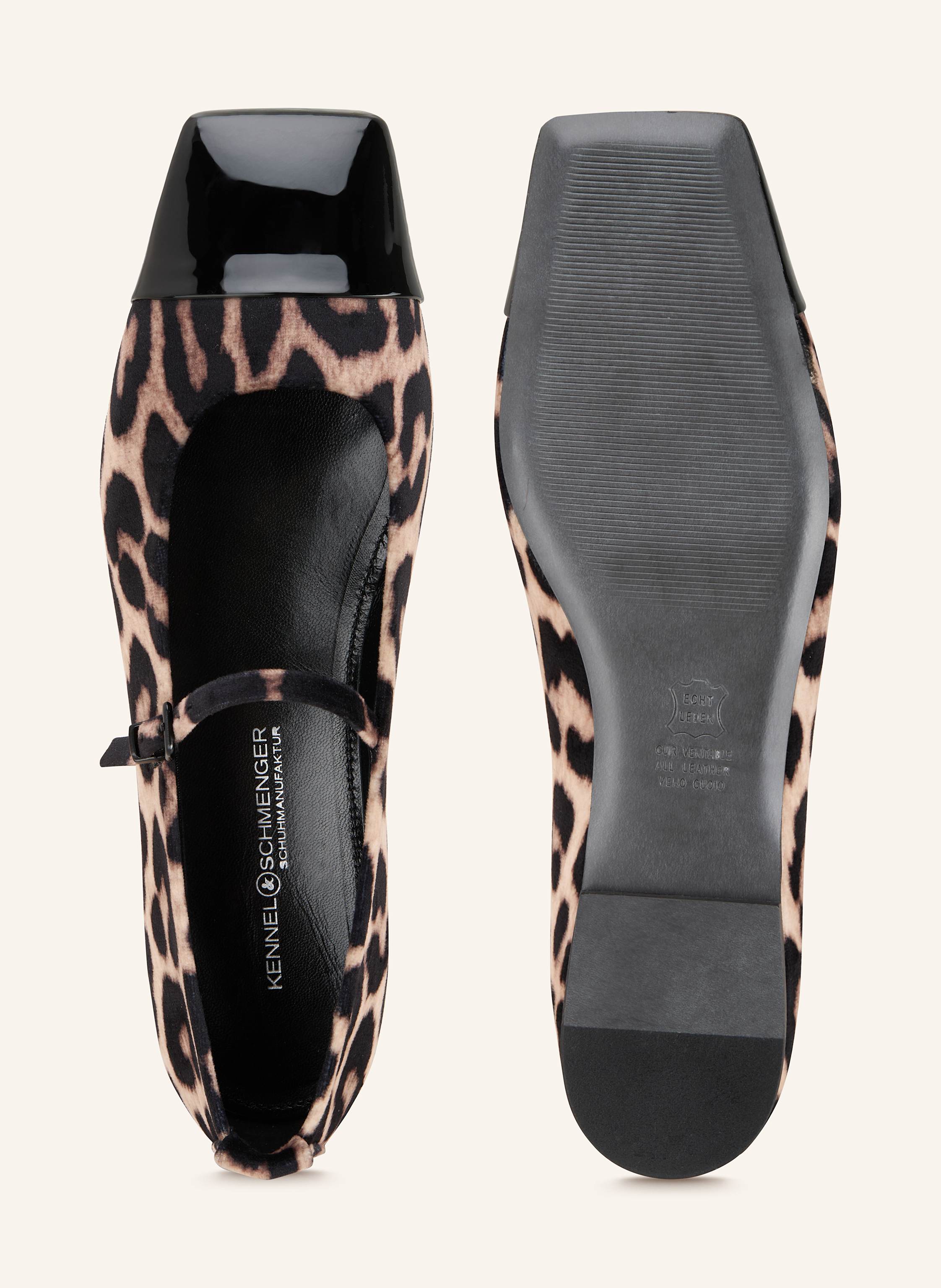 Thumbnail - Kennel & Schmenger Mary-Jane-Ballerinas Leila braun